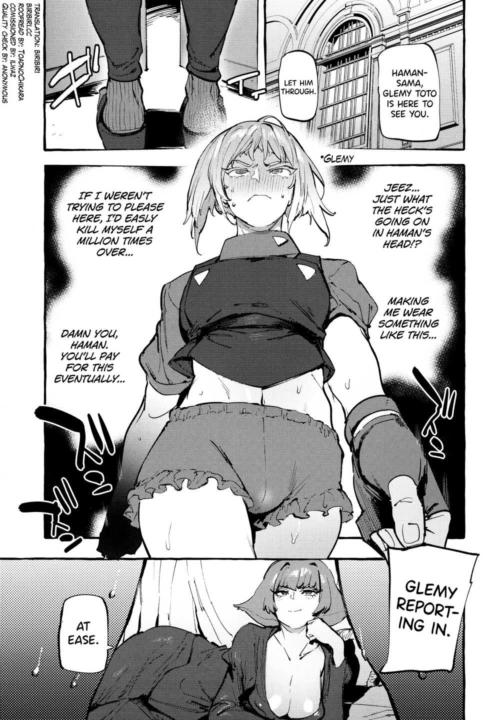 (Futaket 16.5) [Hibon (Itami)] Haman-sama no Uchuu Seiki | Haman-sama's Space Genitals (Gundam ZZ) [English] [Biribiri] - Page 2