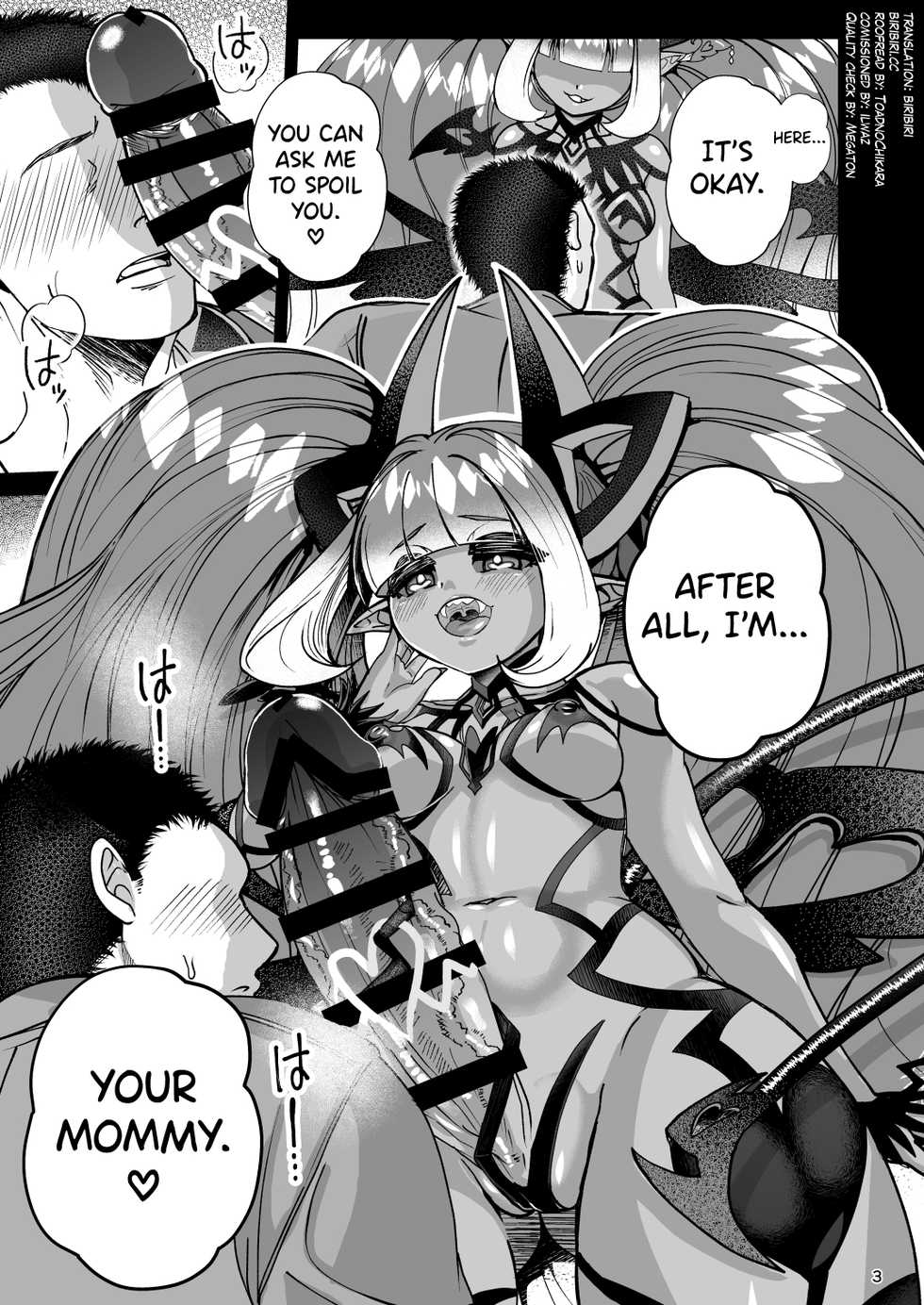 [Letitia no Ohirune (ChifuyuAppleton)] Futanari Devil Mama no Mesu ni Naru | I Became a Dickgirl Devil Mama's Bitch [English] [Biribiri] [Digital] - Page 3