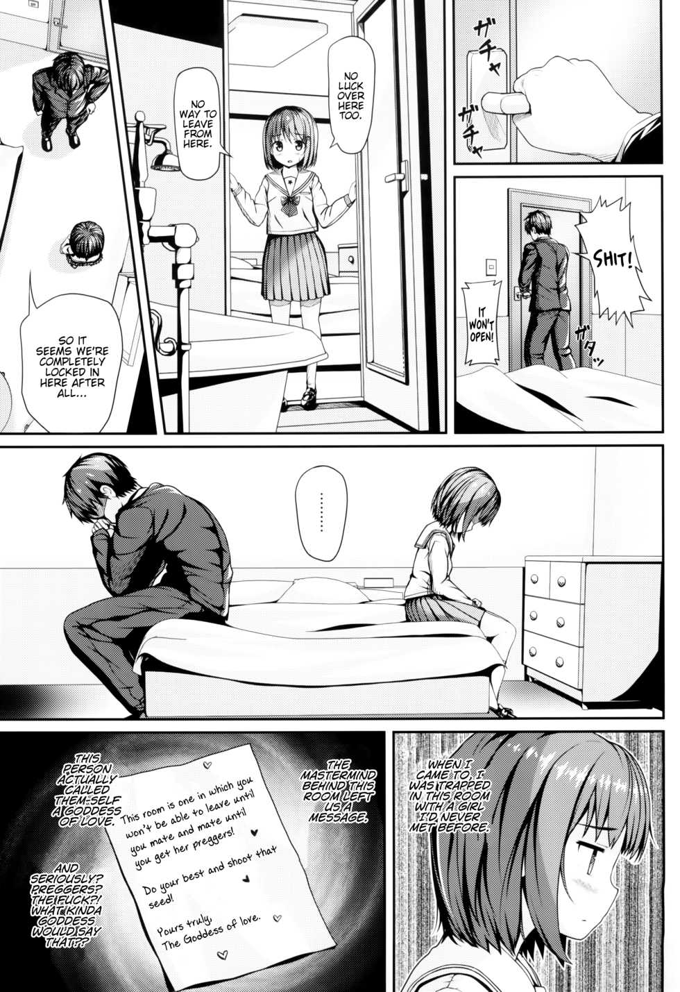 (COMIC1☆13) [milkberry (Kisaragi Miyu)] Houkago JC to Naka Iki Tanetsuke Harama Sex Shinaito Derarenai Heya [English] [LoliAce] - Page 5