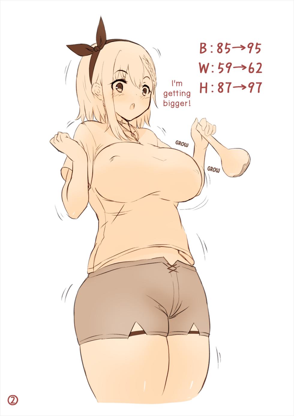 [Teruwo] Ryza ga Nice Body ni Naru Kusuri o Nondara Yosou Ijou ni Seichou shite shimatta E (Ryza no Atelier) [English] - Page 2