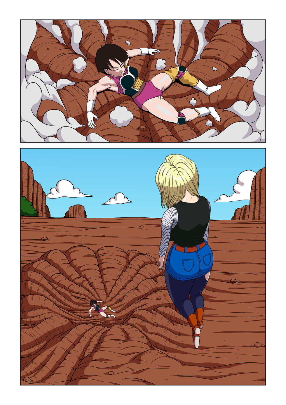 Android 18 vs Baby - Page 13