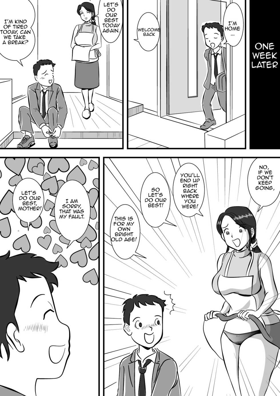 [Momoziri Hustle Dou] Okaa-san to Sourou Musuko | Mother and her P.E. Son [English] [Amoskandy] - Page 20
