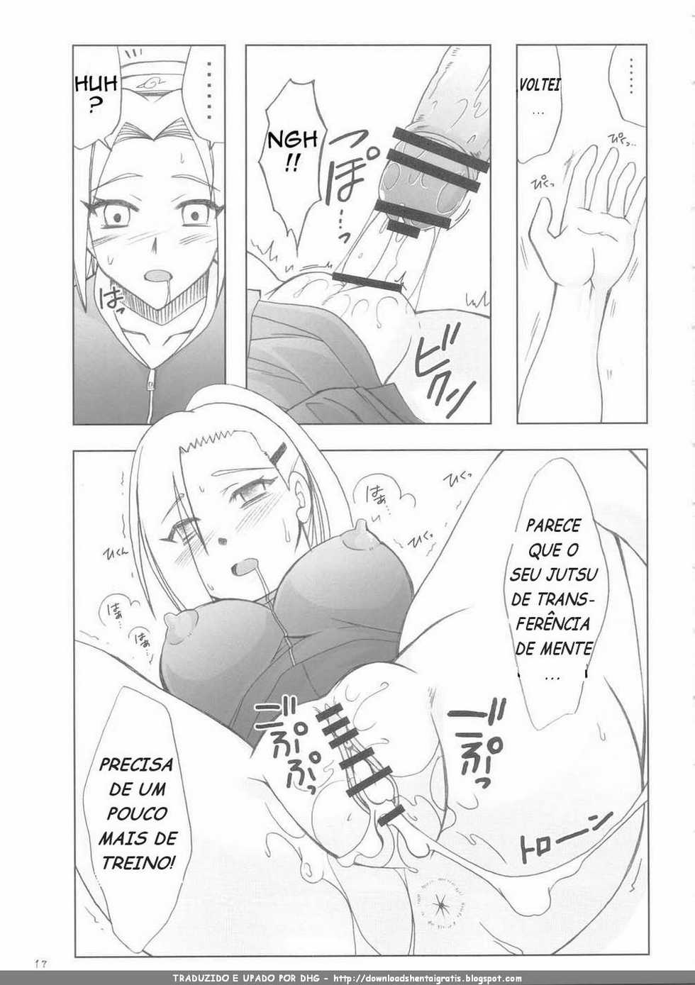 (Futaket 5) [Hijouguchi (TEI-OH-K-TAKAMURO)] Futanari Kokoro Tenshin (Naruto) [Portuguese-BR] - Page 17