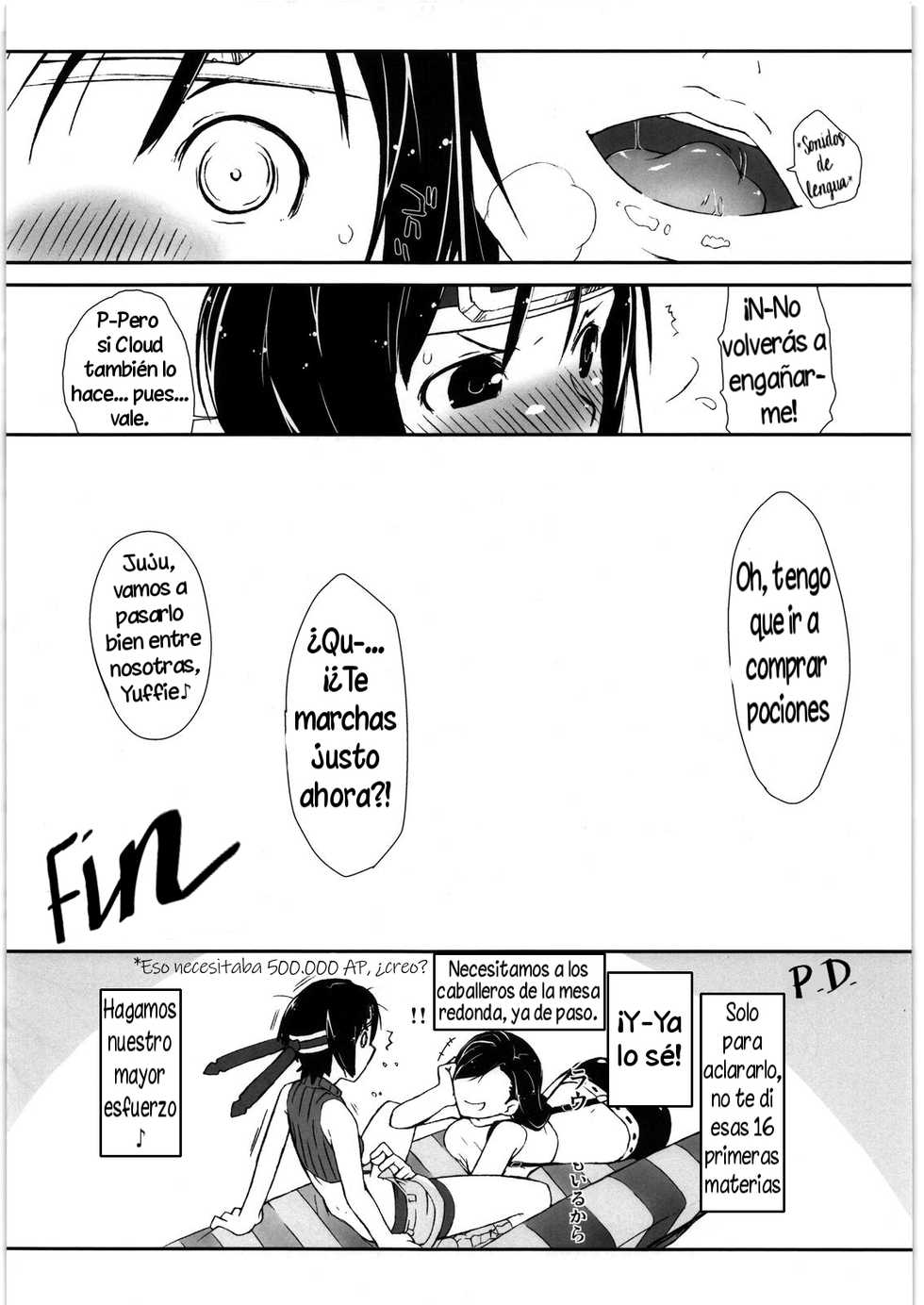 [Yokoshimanchi. (Ash Yokoshima)] Materia x Girl (Final Fantasy VII) [Spanish] [Solarismaximum] - Page 24