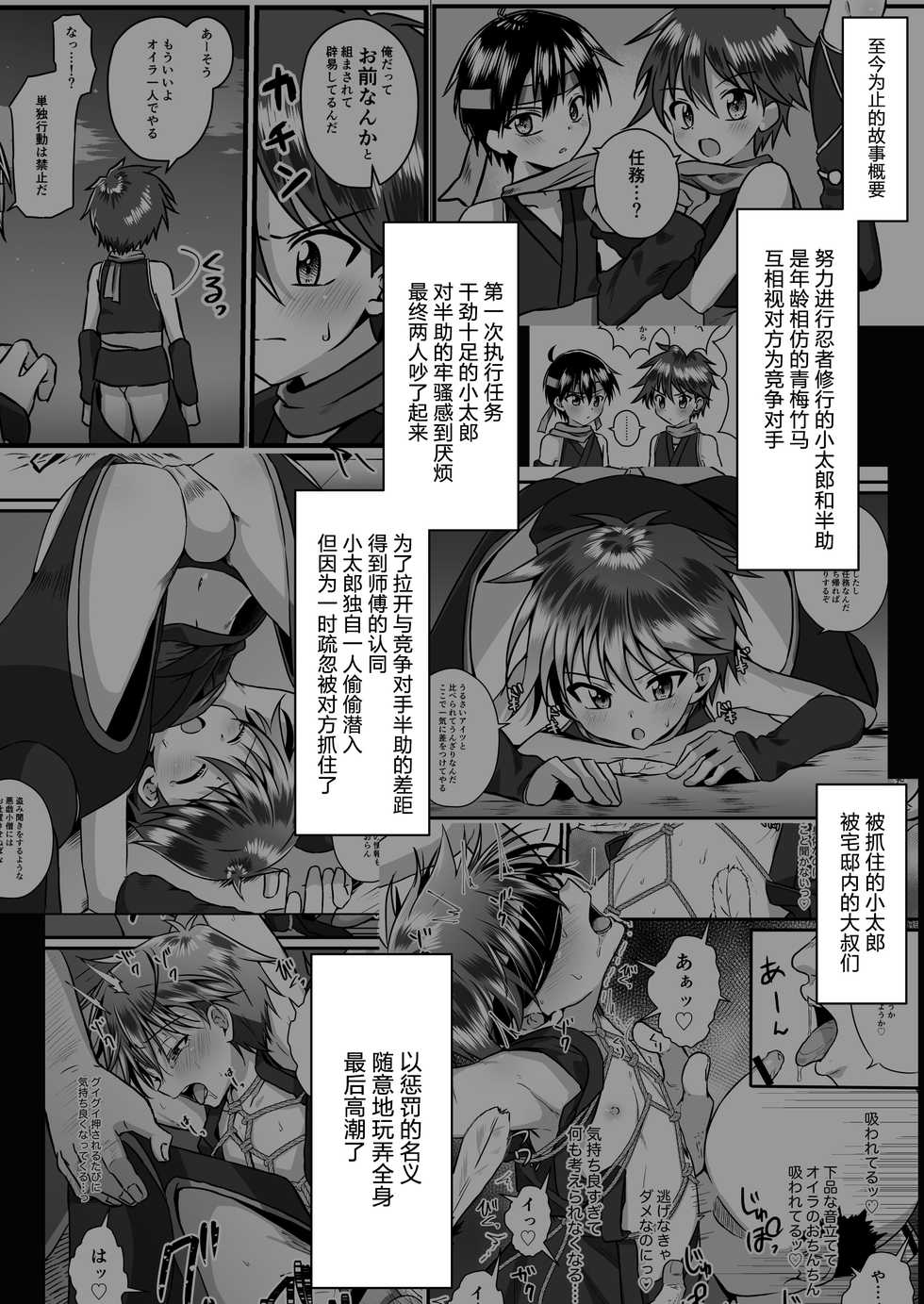 [Peko Renmei (Kosuke Poke)] Ninja Shounen Choukyou Nikki -Kotarou Hansuke Hen 2- [Chinese] [迷幻仙域×新桥月白日语社] [Digital] - Page 4
