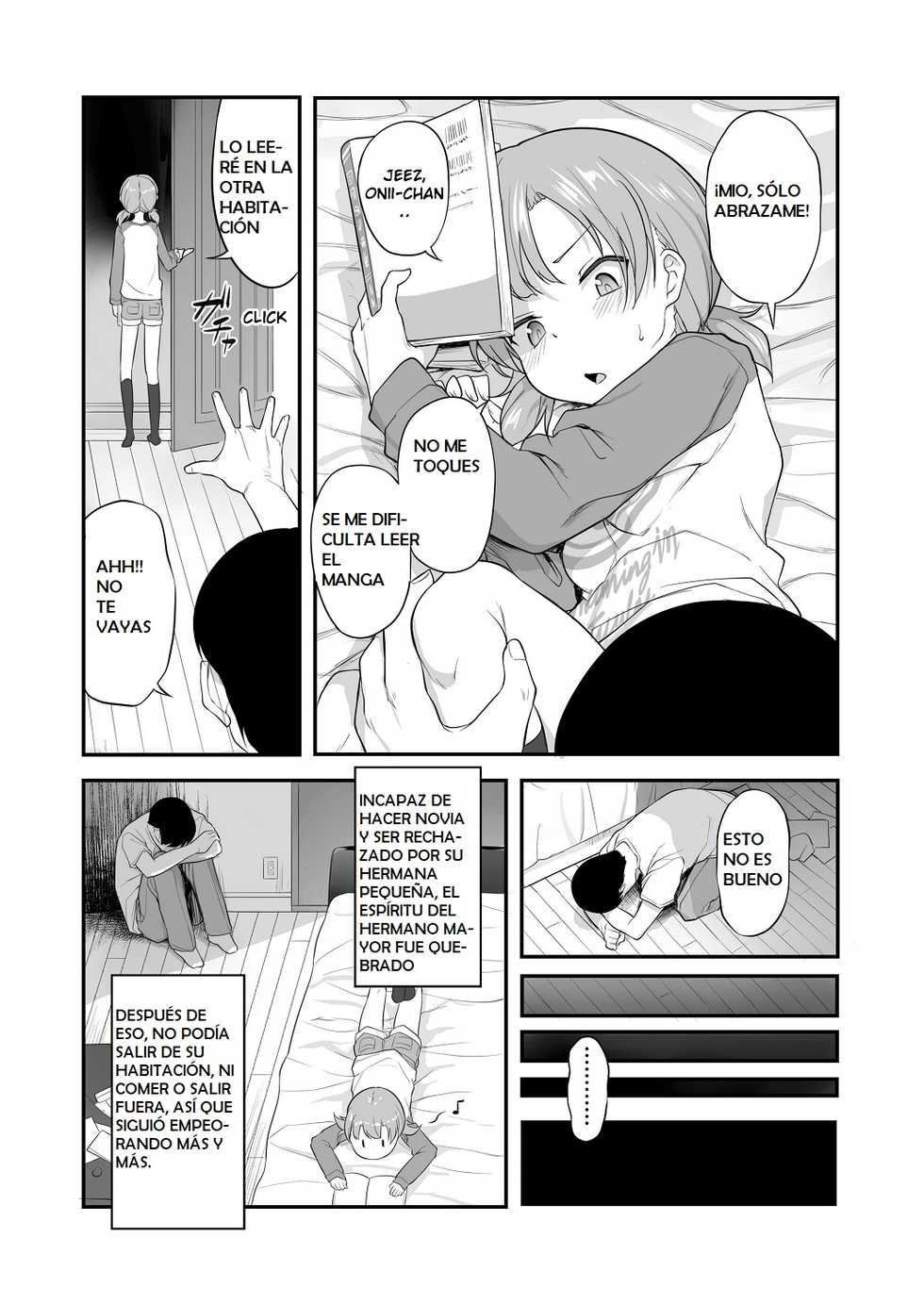 [Hayake] Imouto Kokoro to Haru no Sora | Little Sister's Heart and the Spring Sky (COMIC LO 2020-05) [Spanish] [Mis Traducciones H.] [Digital] - Page 3