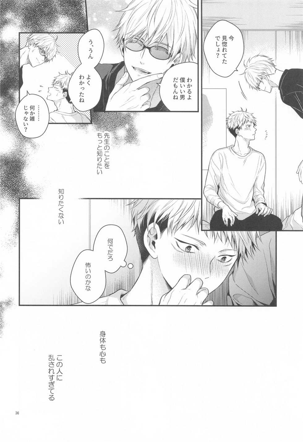 (Yougen 6) [Babrossa (Nii)] Honey Blue ni Ubawareta (Jujutsu Kaisen) - Page 35