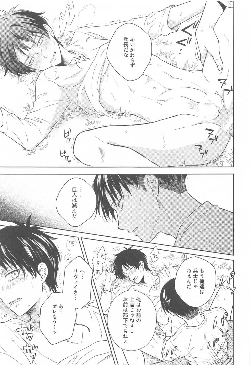 (C88) [NIA (Sawa)] God Bless You (Shingeki no Kyojin) - Page 27