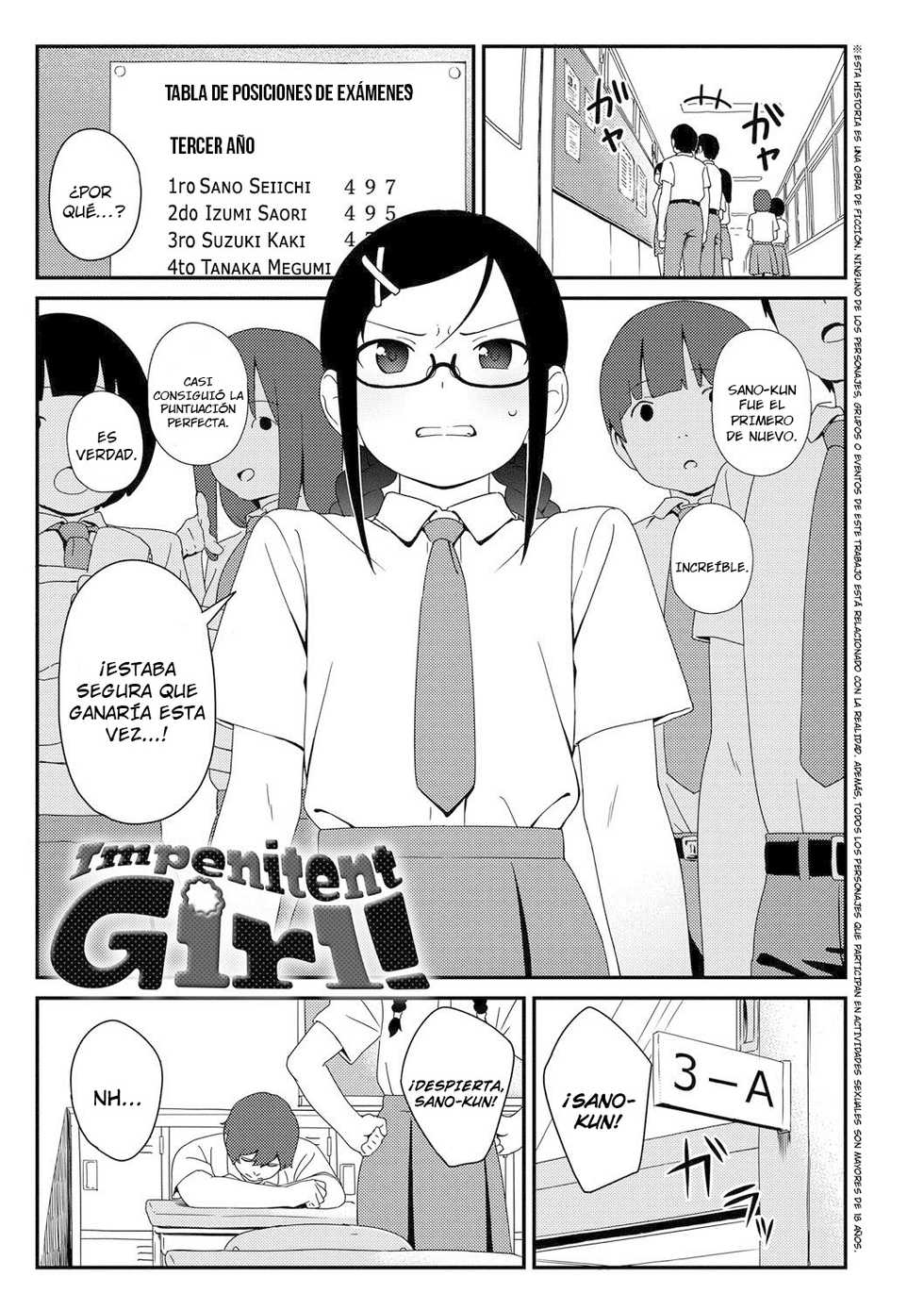 [Sagano Yuuji] Impenitent Girl! (Iroduki Otome) [Spanish] [Hoshiku Translations] [Digital] - Page 2