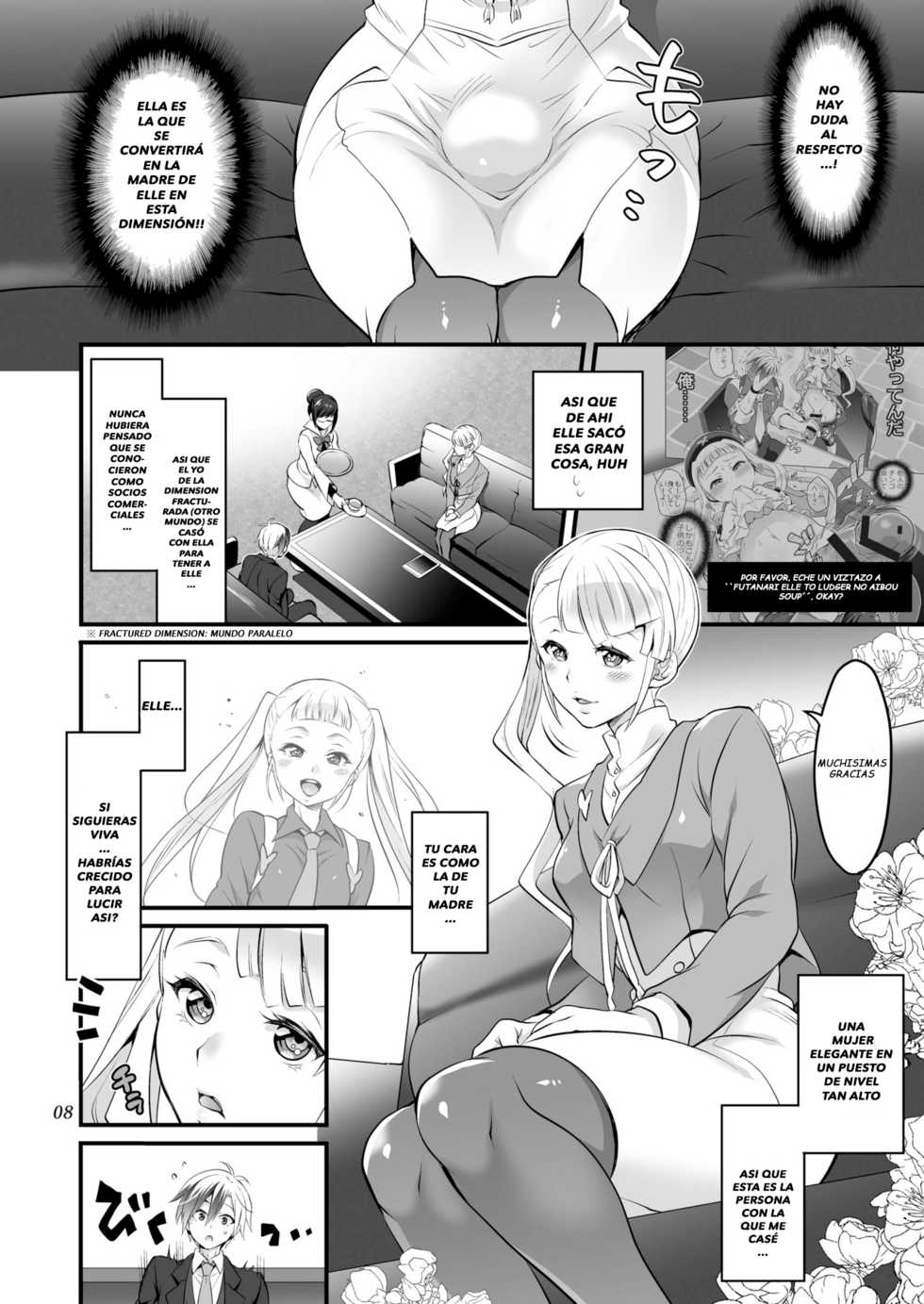 [Temparing (Tokimachi Eisei)] Futanari Lara to Kozukuri Sex (Tales of Xillia 2) [Spanish] [TAKAMORIXD] [Digital] - Page 8