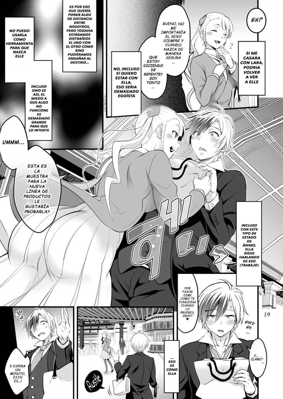 [Temparing (Tokimachi Eisei)] Futanari Lara to Kozukuri Sex (Tales of Xillia 2) [Spanish] [TAKAMORIXD] [Digital] - Page 19