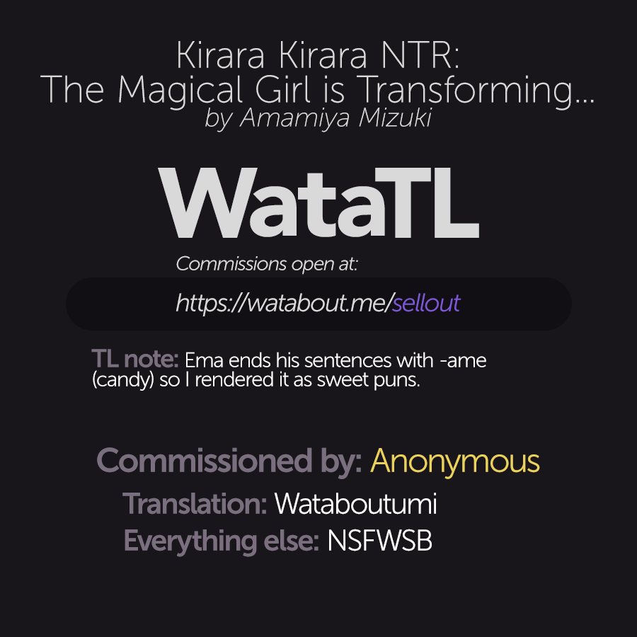 [Amamiya Mizuki] Kirara Kirara NTR Mahou Shoujo wa Kawatteiku.. THE COMIC Ch. 1 | Kirara Kirara NTR: The Magical Girl is Transforming... Ch. 1 (2D Dream Magazine 2019-12 Vol. 109) [English] [WataTL] [Digital] - Page 25