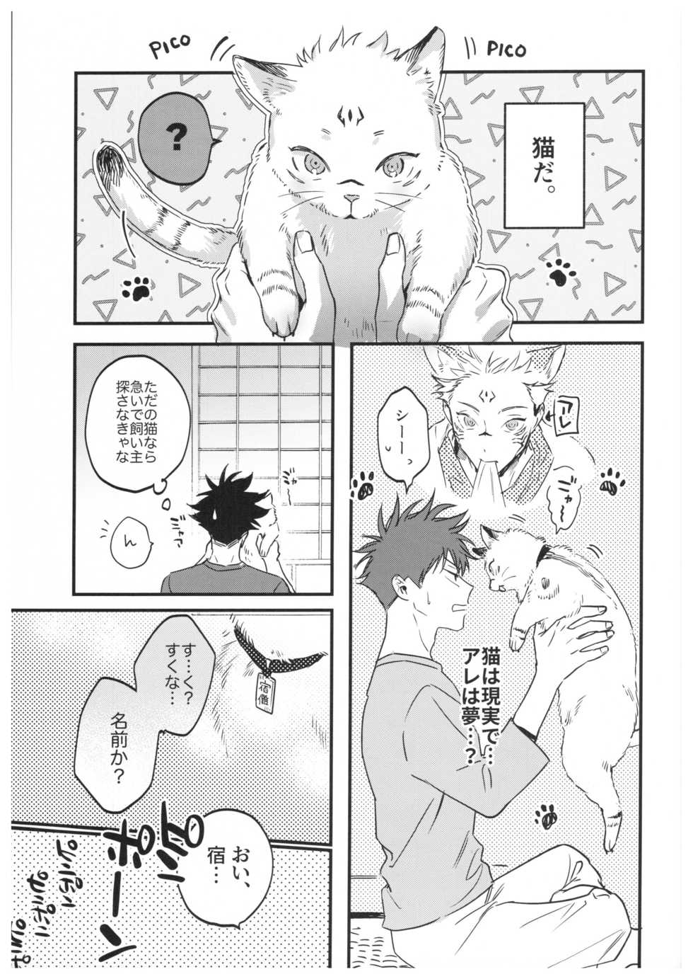 (Yougen Kinkyuu SUMMER 2021) [CANARY (bi)] FUSHI TO NEKO (Jujutsu Kaisen) - Page 16
