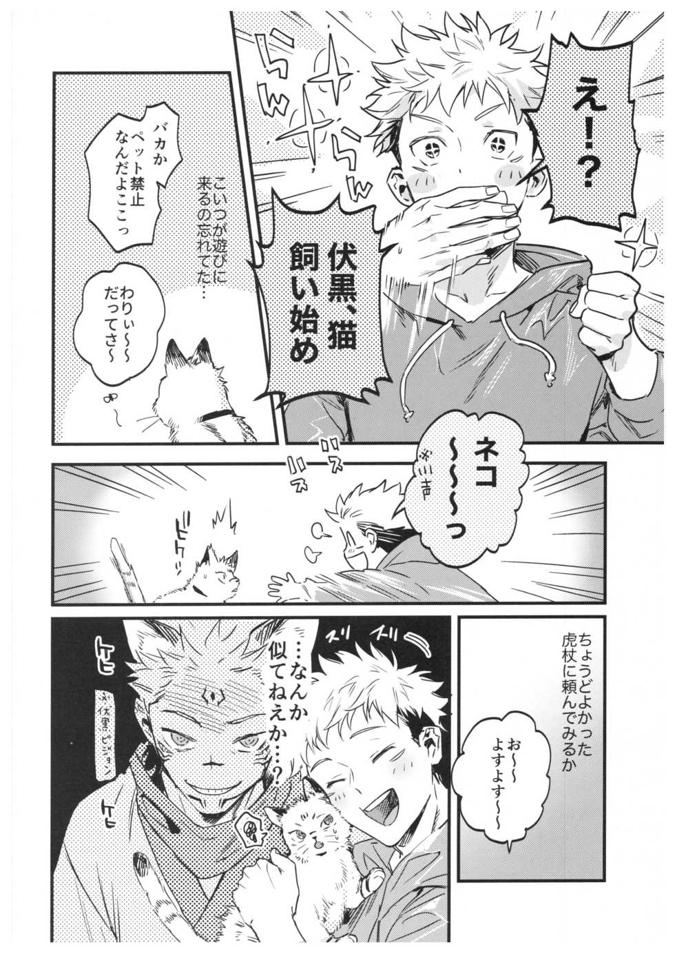 (Yougen Kinkyuu SUMMER 2021) [CANARY (bi)] FUSHI TO NEKO (Jujutsu Kaisen) - Page 17