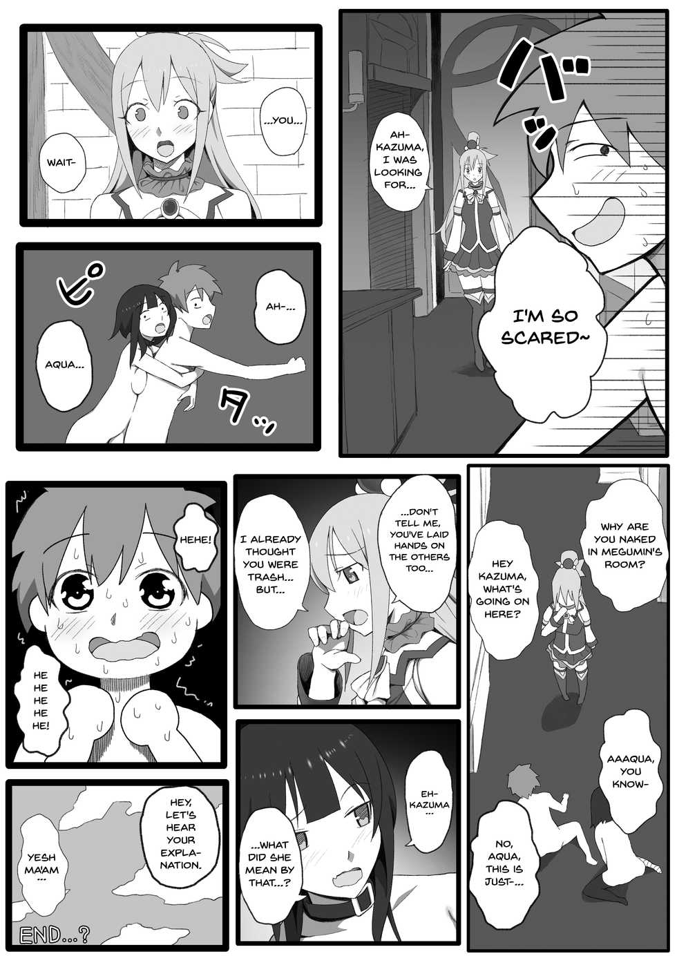 [PuruMetal] Isekai Tensei Shita Saki de Party Member Zenin to Naisho de Ecchi Shiteru Neet (Kono Subarashii Sekai ni Syukufuku o!) [English] {Doujins.com} [Digital] - Page 32