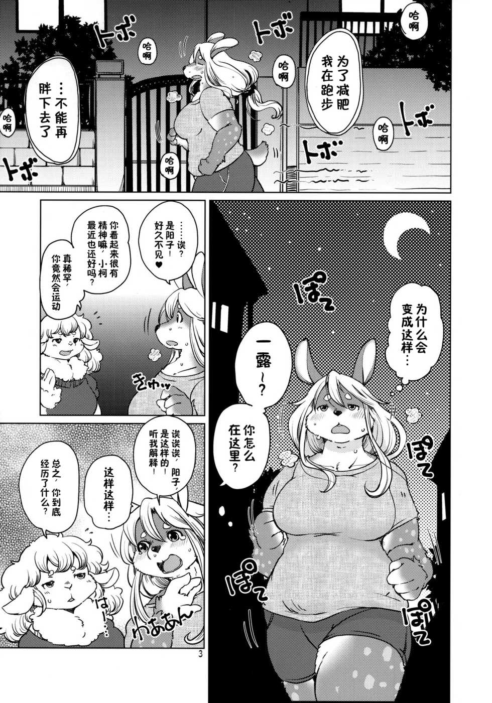 (Kansai! Kemoket 8) [Noraya (Setouchi Kurage)] Kakukaku Shikajika [Chinese] [zc2333] - Page 3