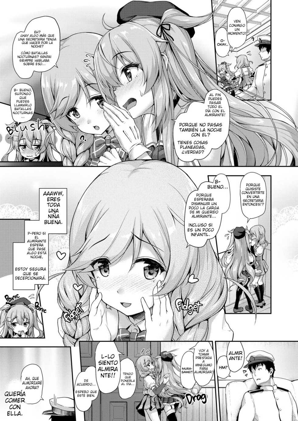 [Yusaritsukata (Awayume)] Omeza ni Milk o Meshiagare | Morning Milk (Kantai Collection -KanColle-)  [Spanish] [Eros no Fansub] [Digital] - Page 10