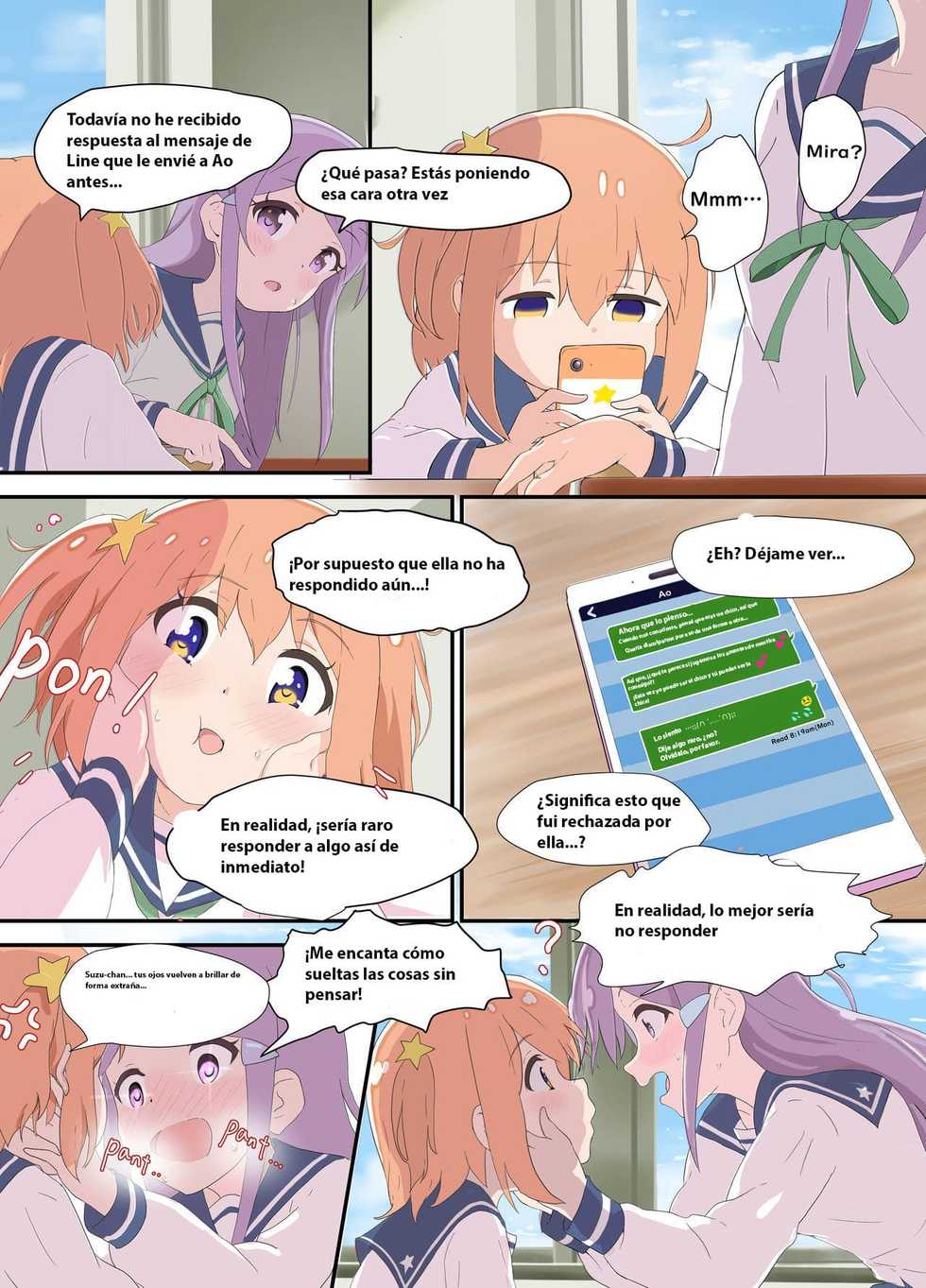 [Muraimura] Mira to Ao ga Muramura Suru Hanashi | A story in which Mira & Ao are horny for each other (Asteroid in Love) [Spanish] [B.M.] [Digital] - Page 3