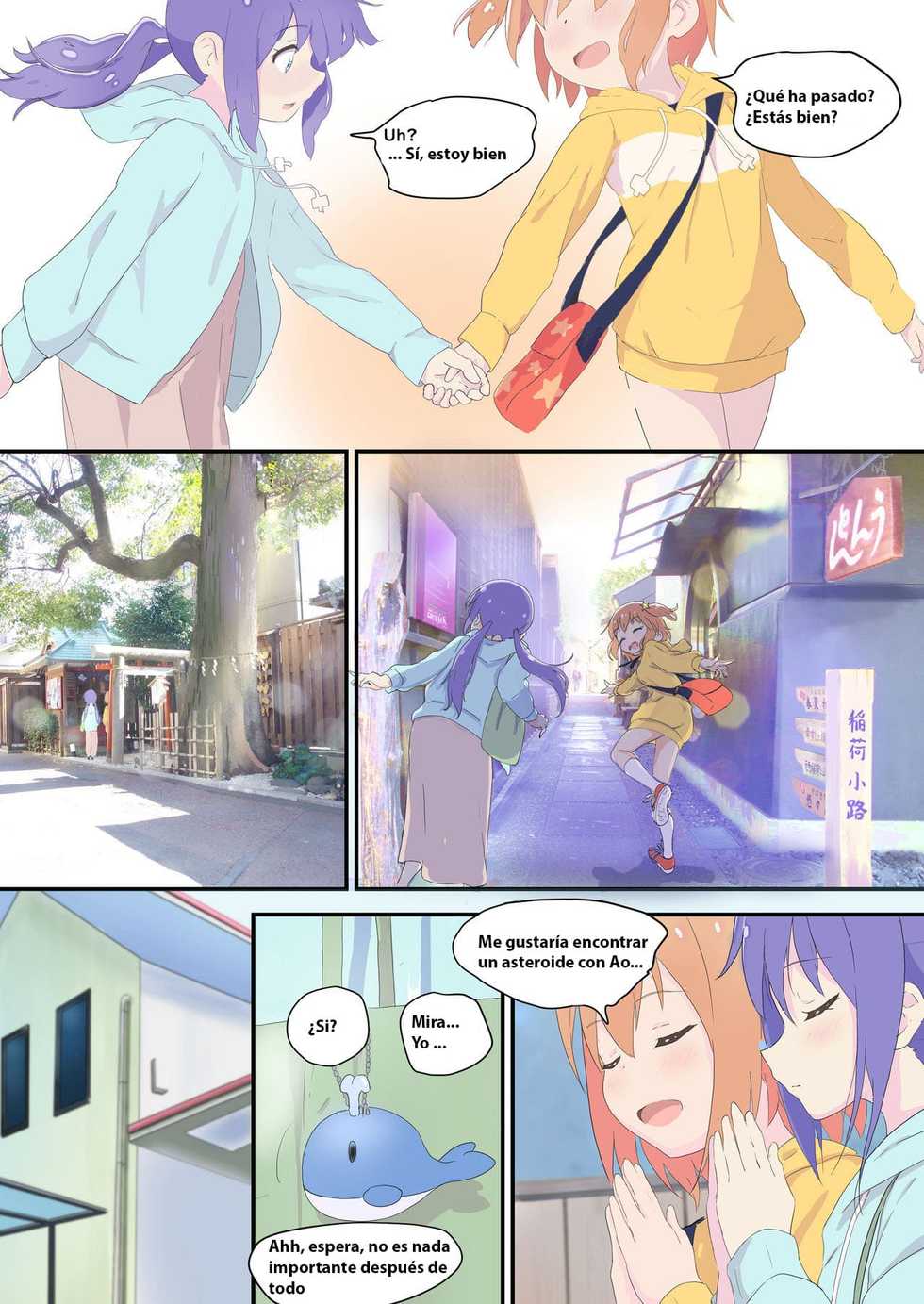[Muraimura] Mira to Ao ga Muramura Suru Hanashi | A story in which Mira & Ao are horny for each other (Asteroid in Love) [Spanish] [B.M.] [Digital] - Page 7