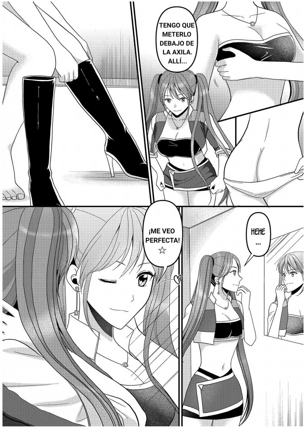 [Marialite (kazuha)] Seijin Dansei ga Ninki Race Queen ni Naru Houhou | Cómo convertirse en una popular Race Queen para hombres adultos [Spanish] - Page 12