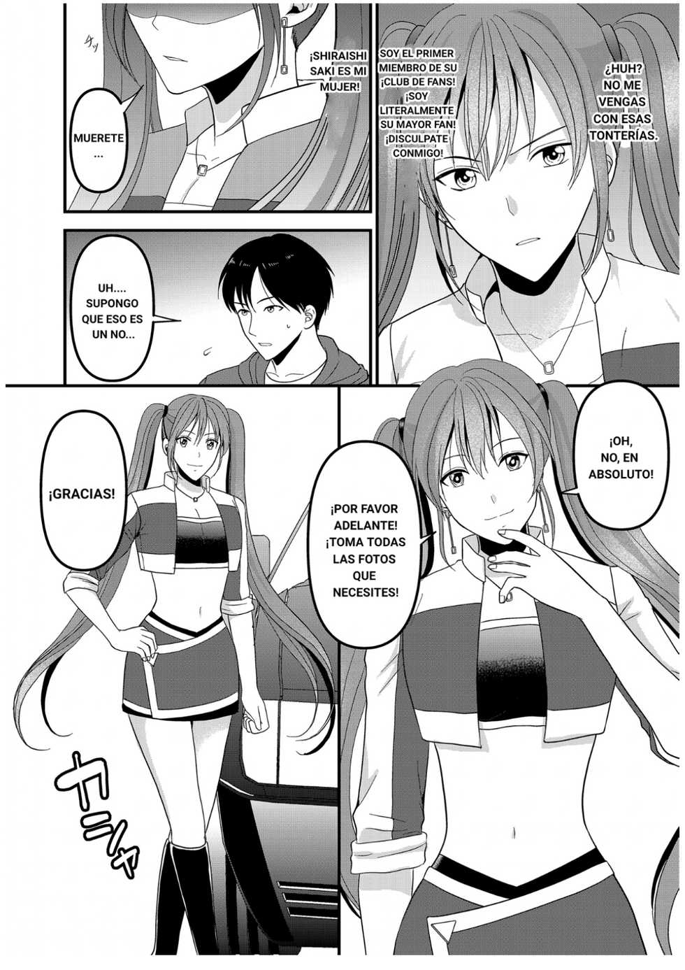 [Marialite (kazuha)] Seijin Dansei ga Ninki Race Queen ni Naru Houhou | Cómo convertirse en una popular Race Queen para hombres adultos [Spanish] - Page 14