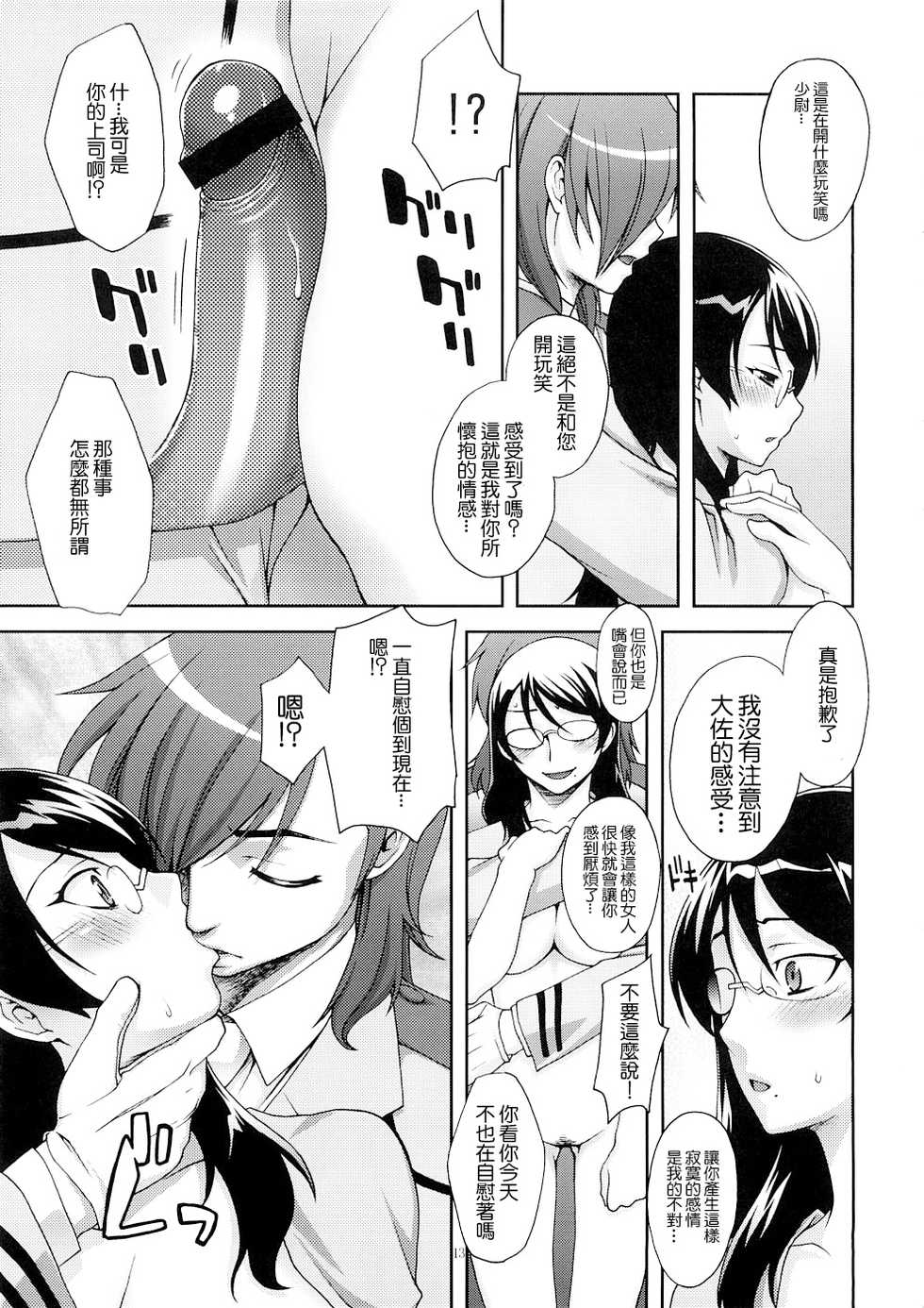 (SC39) [KABAYAKIYA (Unagimaru)] GLASSES (Mobile Suit Gundam 00) [Chinese] [GABA汉化组] - Page 12