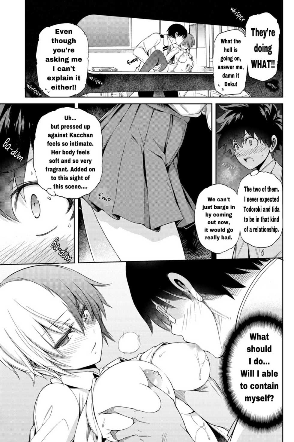 [OMEGA 2-D (Hibino Tomoki, Shima Seiryuu)] Boku no Iinazuke to Osananajimi ga Shuraba Sugiru Ver. 2 (Boku no Hero Academia) [English] [Digital] - Page 6