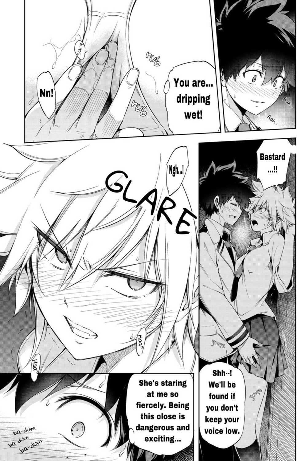[OMEGA 2-D (Hibino Tomoki, Shima Seiryuu)] Boku no Iinazuke to Osananajimi ga Shuraba Sugiru Ver. 2 (Boku no Hero Academia) [English] [Digital] - Page 12
