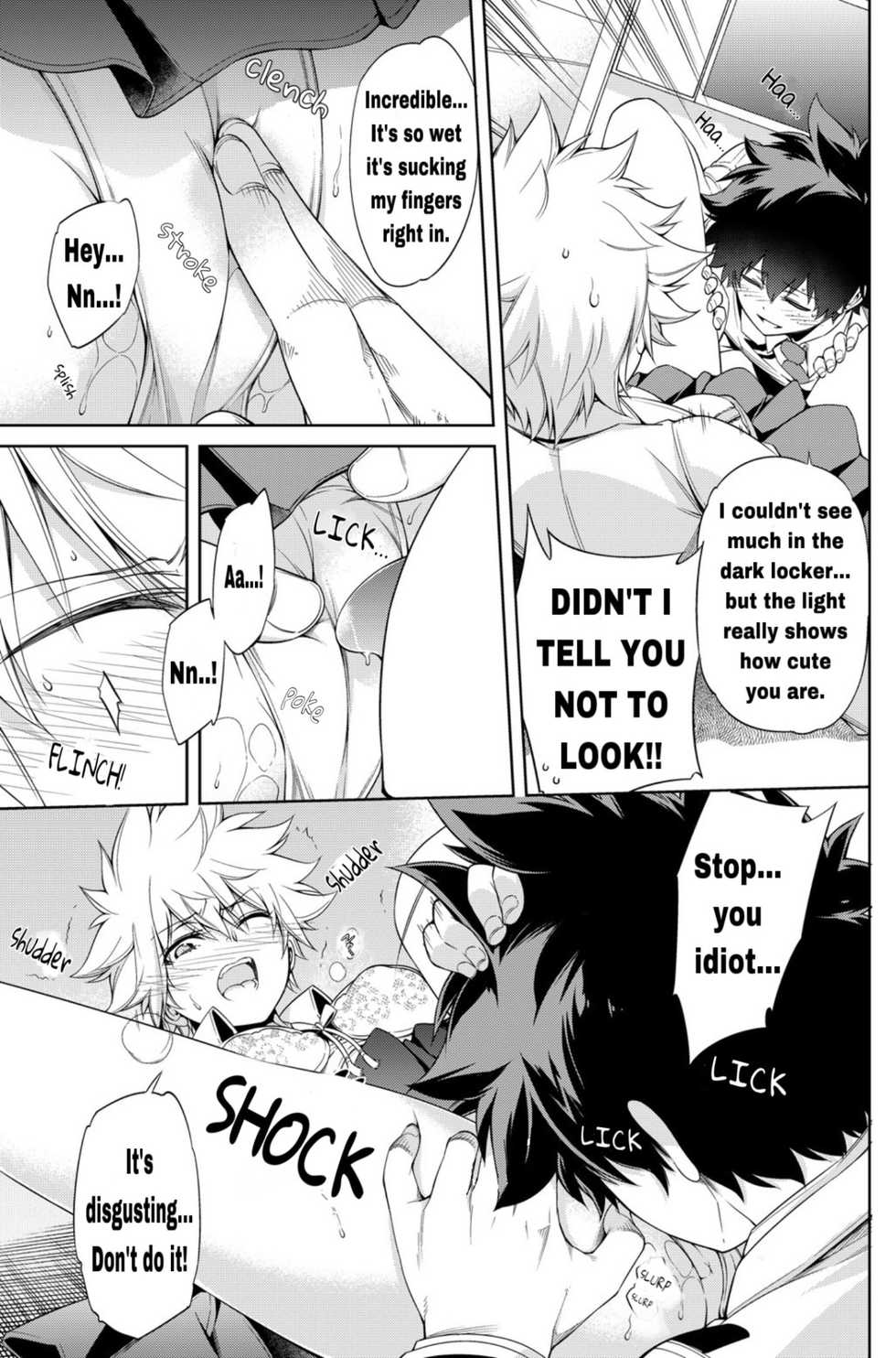 [OMEGA 2-D (Hibino Tomoki, Shima Seiryuu)] Boku no Iinazuke to Osananajimi ga Shuraba Sugiru Ver. 2 (Boku no Hero Academia) [English] [Digital] - Page 16