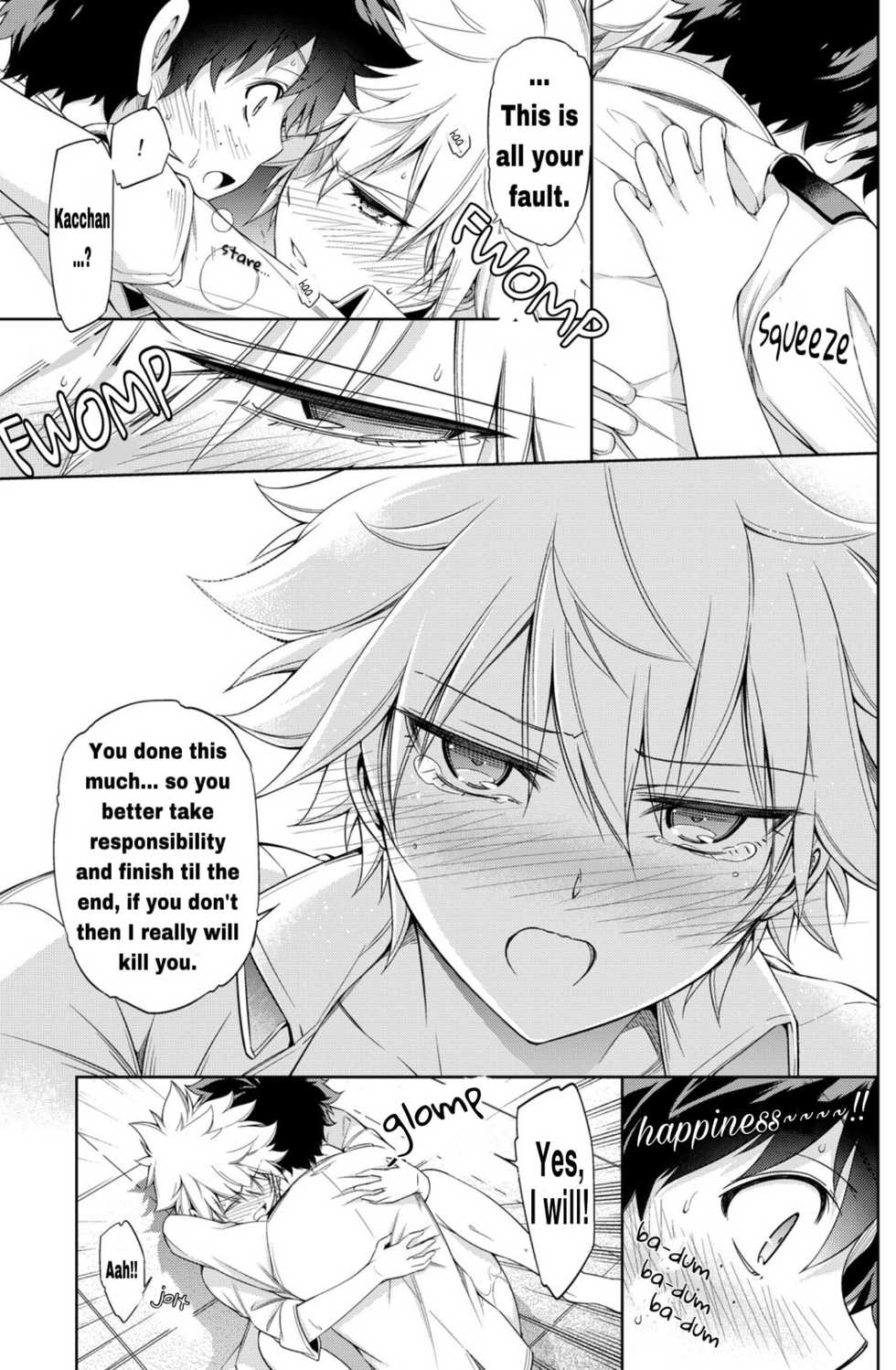 [OMEGA 2-D (Hibino Tomoki, Shima Seiryuu)] Boku no Iinazuke to Osananajimi ga Shuraba Sugiru Ver. 2 (Boku no Hero Academia) [English] [Digital] - Page 22