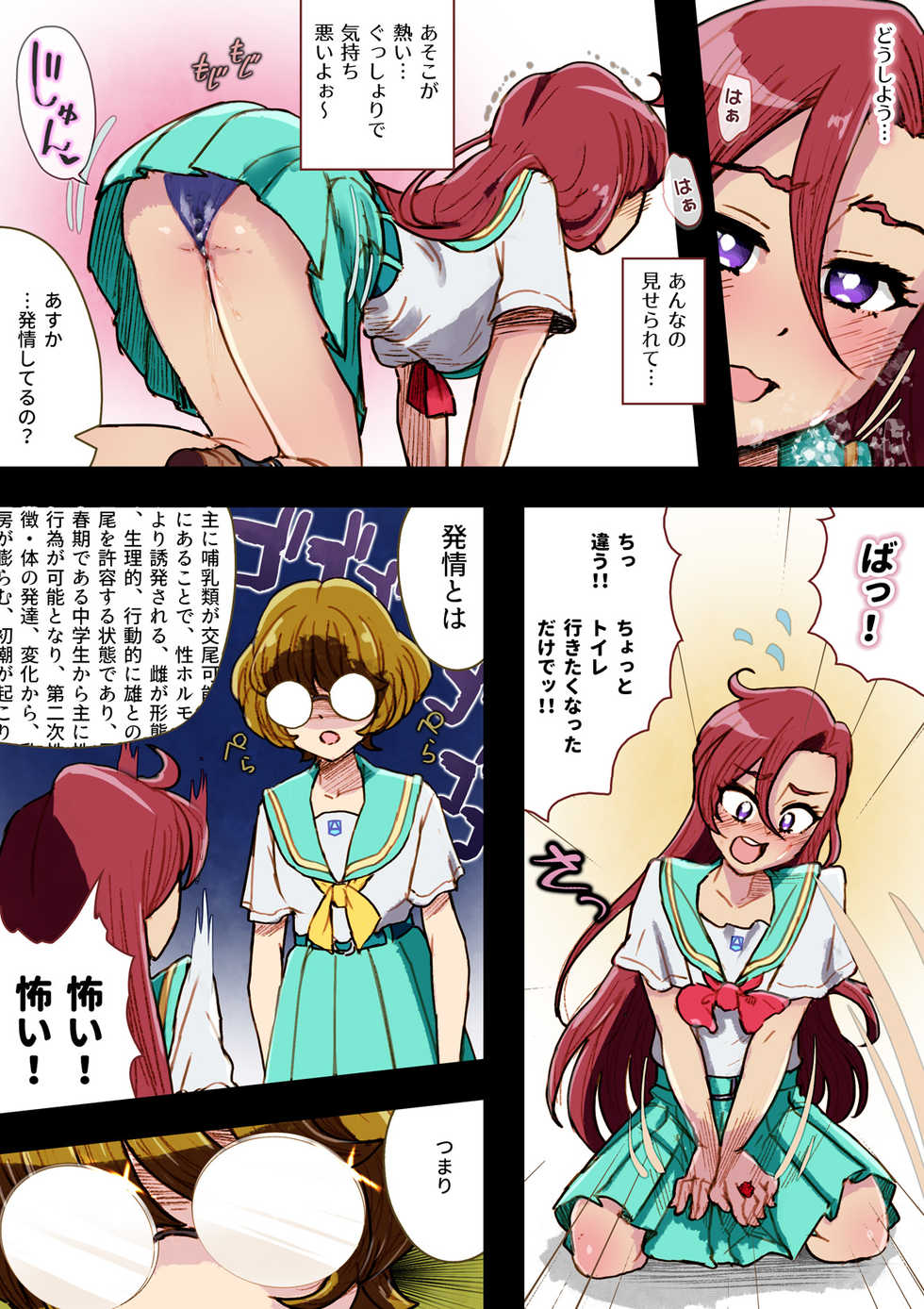 [An-chan Kaichou Potsuri Club (An-chan Kaichou)] Precure ga Haireru Shiroi Heya (Tropical-Rouge! PreCure) - Page 13