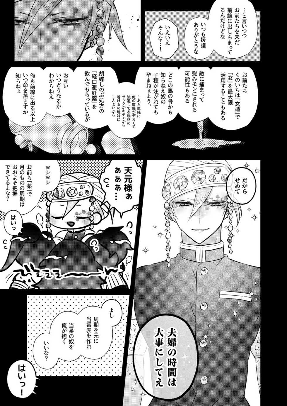 [@No_464 (Miyoshino)] Sora Zui Tengen Ga Yome O Daku Hon Ichi Higo Zuiki Hen (Kimetsu no Yaiba) [Sample] - Page 8