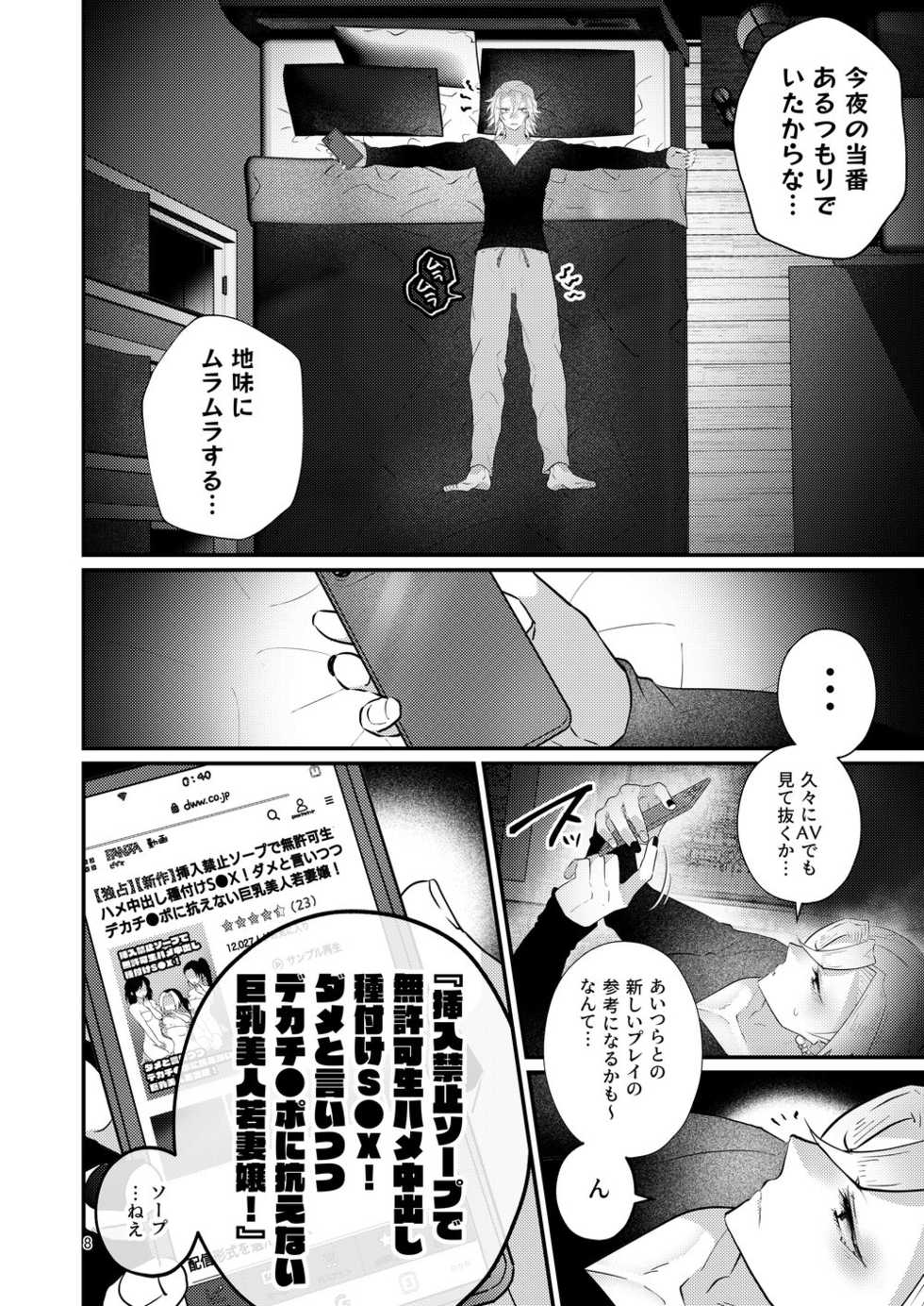 [@No_464 (Miyoshino)] Sora Zui Tengen Ga Yome O Daku Hon Ni Soupupurei Hen (Kimetsu no Yaiba) [Sample] - Page 7