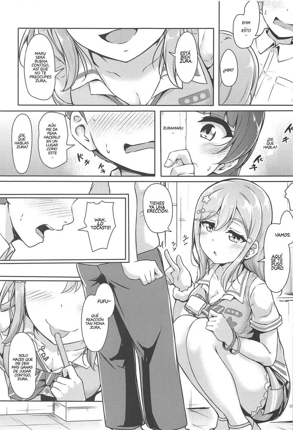 (Bokura no Love Live! Sunshine in Numazu 5) [corori (Yopparai Oni?)] HANAKAN Doushichatta no Zuramaru!? (Love Live! Sunshine!!) [Spanish] [Asriel] - Page 8