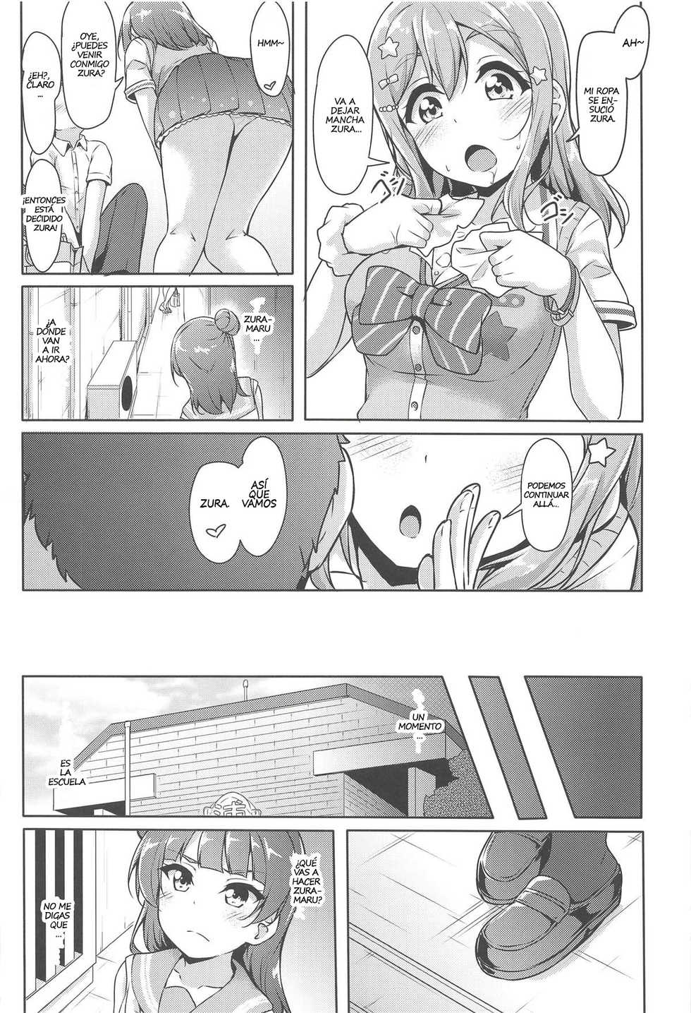 (Bokura no Love Live! Sunshine in Numazu 5) [corori (Yopparai Oni?)] HANAKAN Doushichatta no Zuramaru!? (Love Live! Sunshine!!) [Spanish] [Asriel] - Page 11