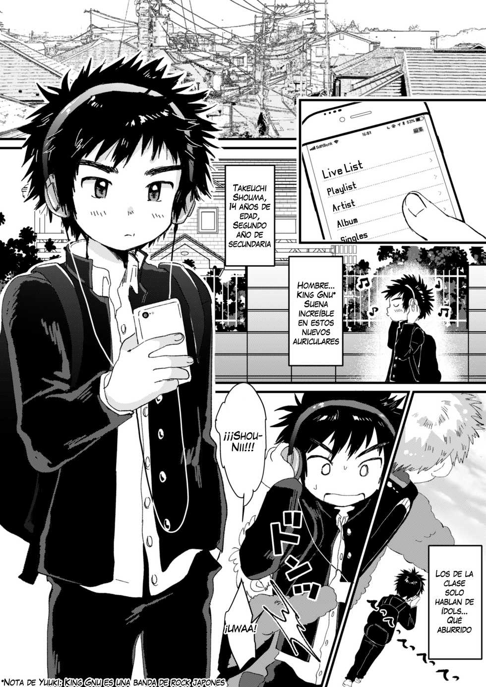 [Suikanotane (Hashikure)] Chigu Hagu | Tig Hug [Spanish] {Yuuki Hachiken} [Digital] - Page 4