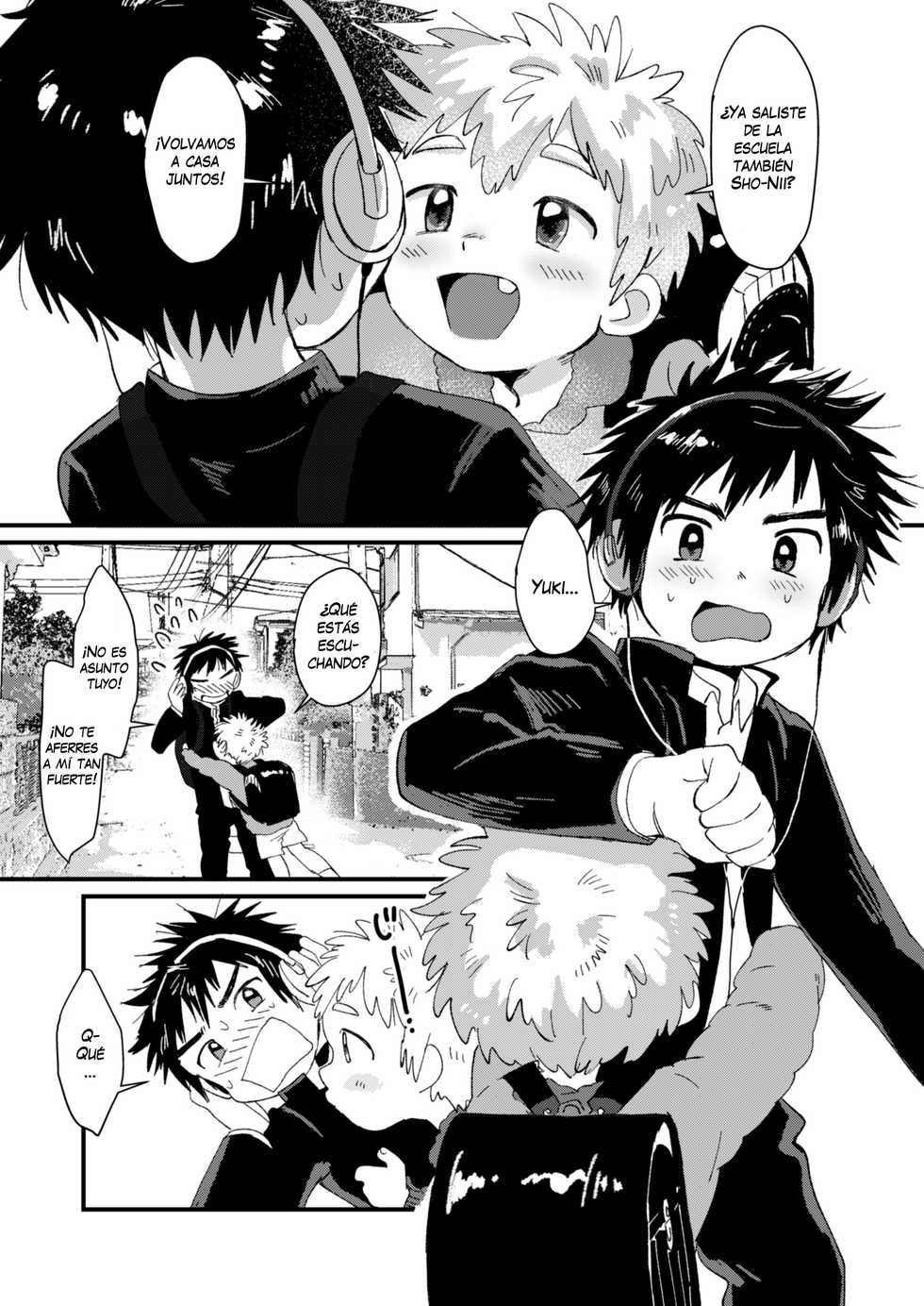 [Suikanotane (Hashikure)] Chigu Hagu | Tig Hug [Spanish] {Yuuki Hachiken} [Digital] - Page 5