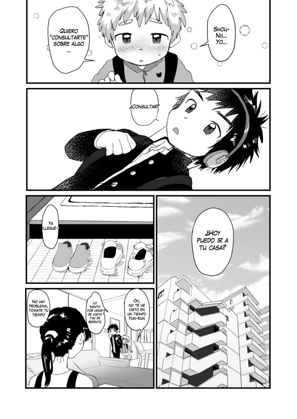 [Suikanotane (Hashikure)] Chigu Hagu | Tig Hug [Spanish] {Yuuki Hachiken} [Digital] - Page 6
