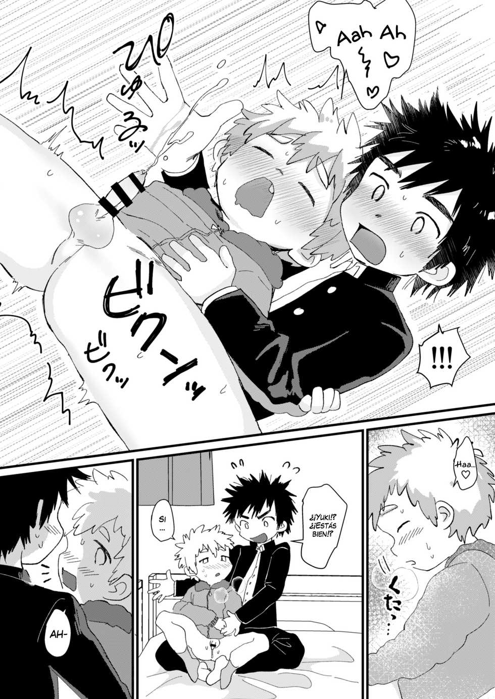 [Suikanotane (Hashikure)] Chigu Hagu | Tig Hug [Spanish] {Yuuki Hachiken} [Digital] - Page 16