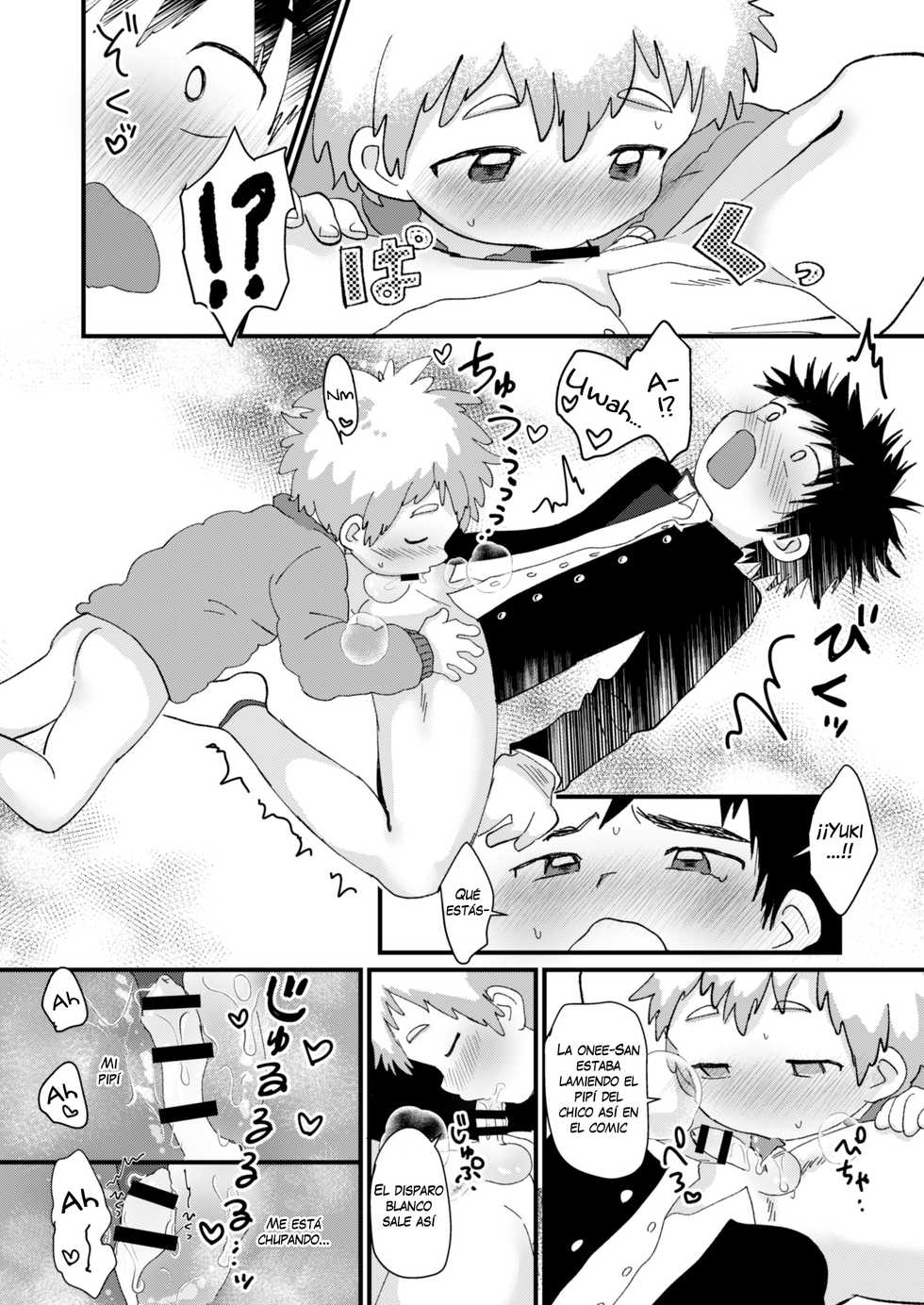 [Suikanotane (Hashikure)] Chigu Hagu | Tig Hug [Spanish] {Yuuki Hachiken} [Digital] - Page 18