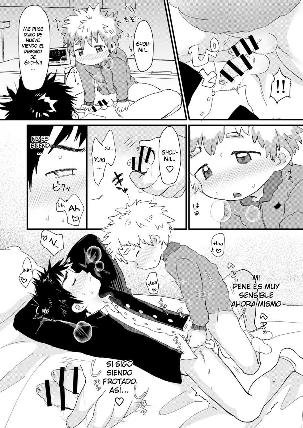 [Suikanotane (Hashikure)] Chigu Hagu | Tig Hug [Spanish] {Yuuki Hachiken} [Digital] - Page 22