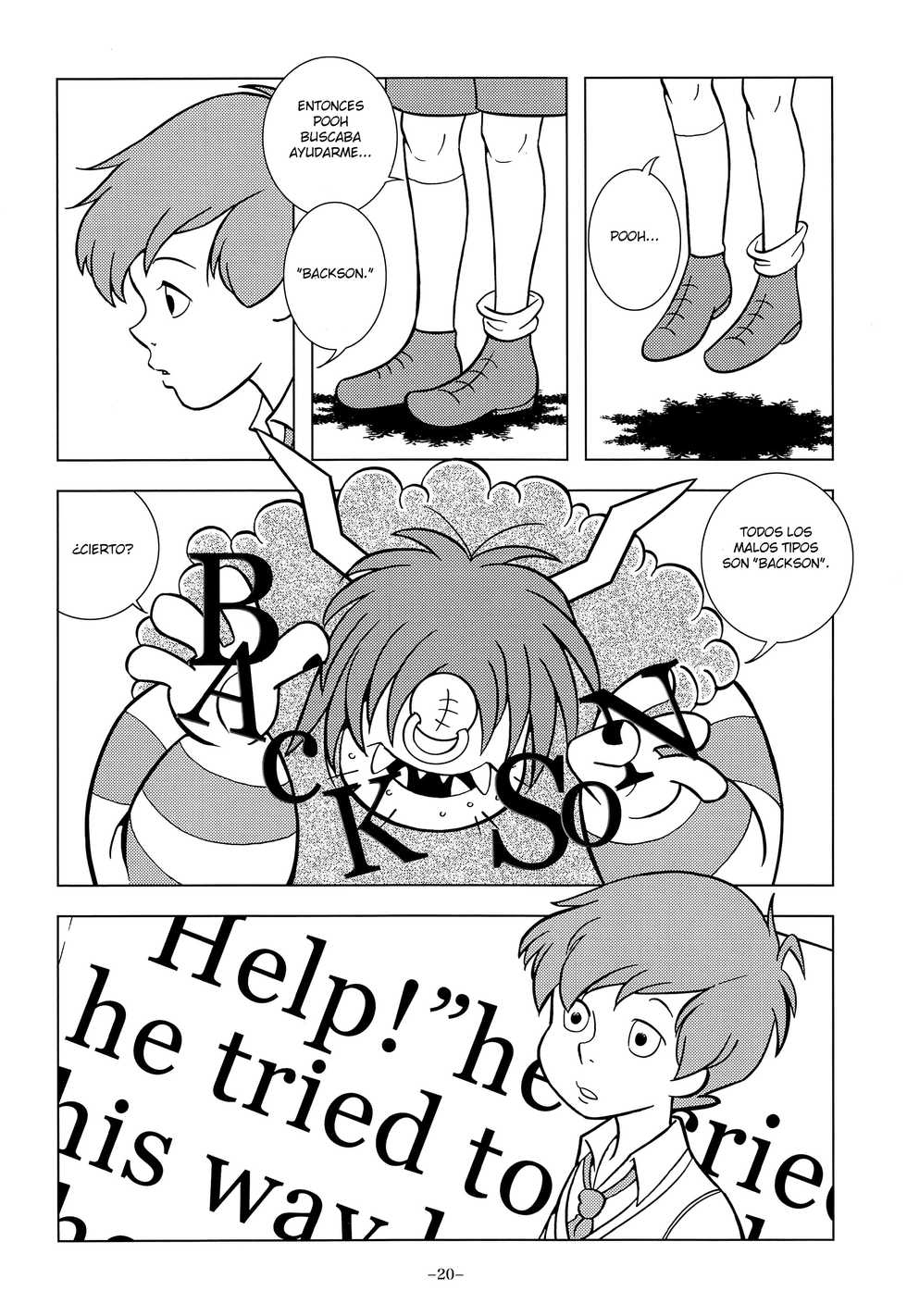 (SPARK13) [Okashi Tai (Kin no Tamamushi)] Gangu Mousousha (Winnie the Pooh) [Spanish] {Yuuki Hachiken} - Page 20