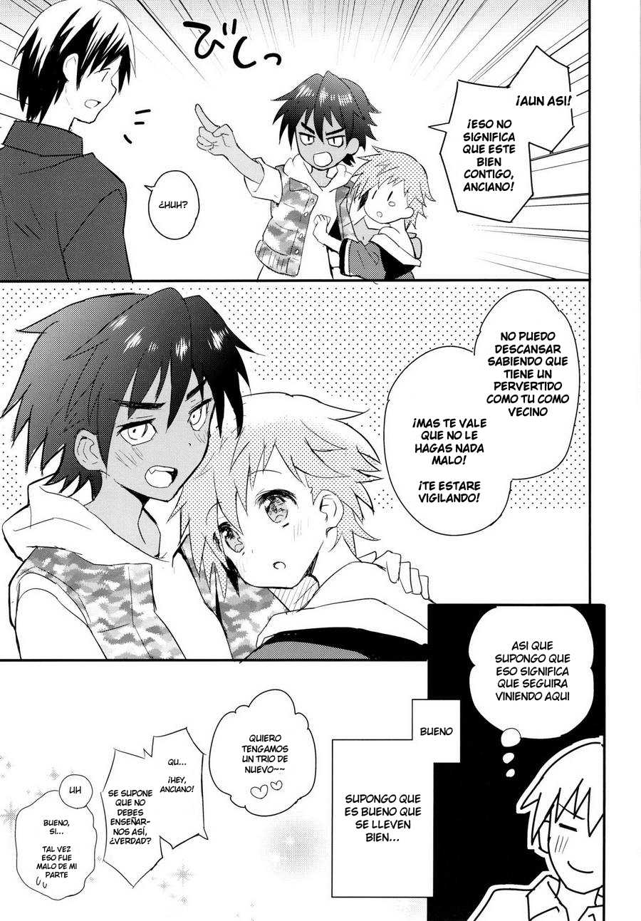 (Shota Scratch 30) [88scones (Sakaki Tsui)] Tonari no Spats & Misanga [Spanish] {Yuuki Hachiken} [Digital] - Page 28