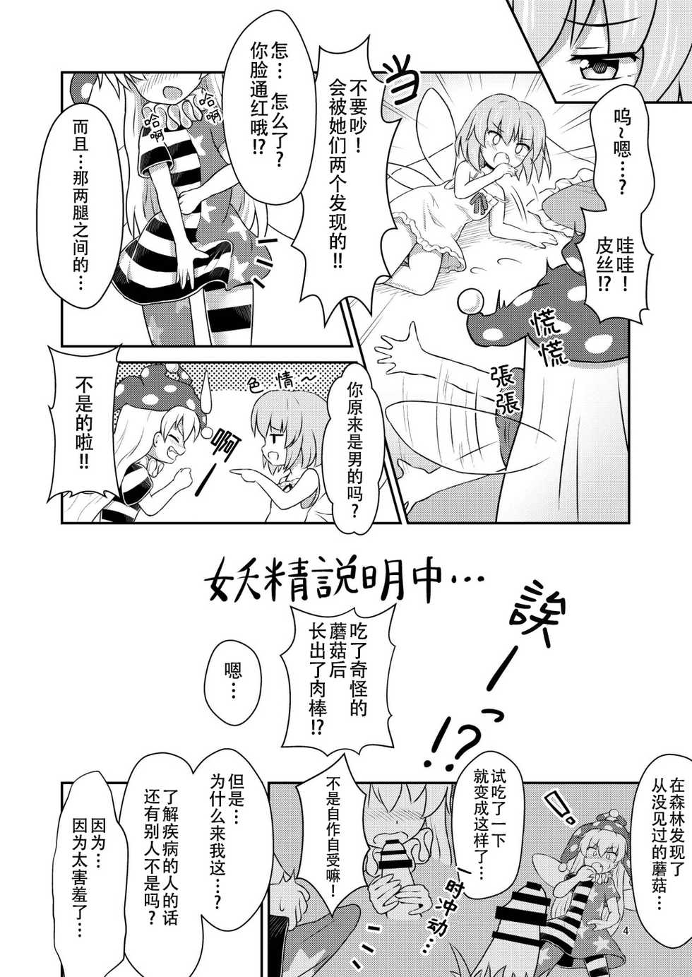 [Lunatic Traveler (Shiratsuki Shiori)] Yousei Sex Communication | 妖精做爱交流会 (Touhou Project) [Chinese] [四字神社汉化] [Digital] - Page 5