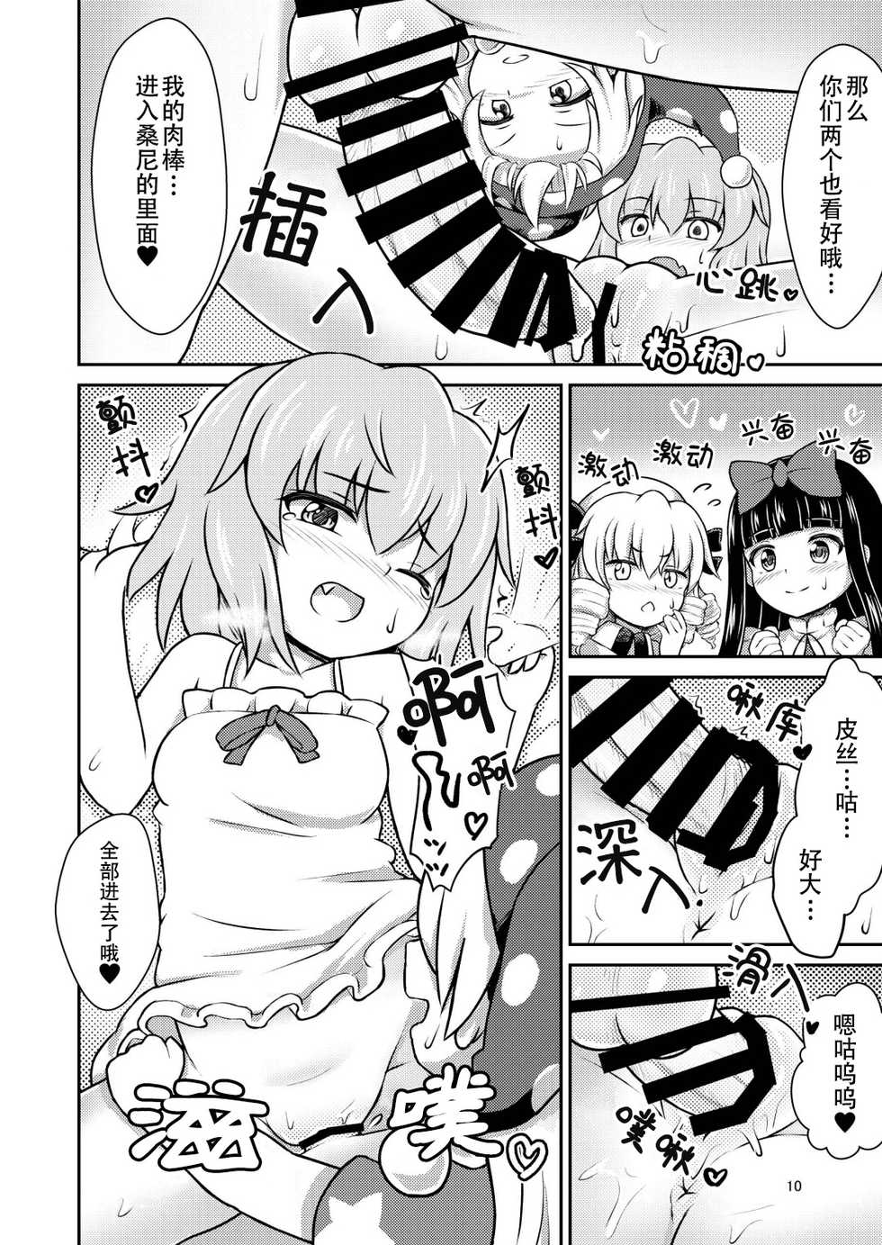 [Lunatic Traveler (Shiratsuki Shiori)] Yousei Sex Communication | 妖精做爱交流会 (Touhou Project) [Chinese] [四字神社汉化] [Digital] - Page 11