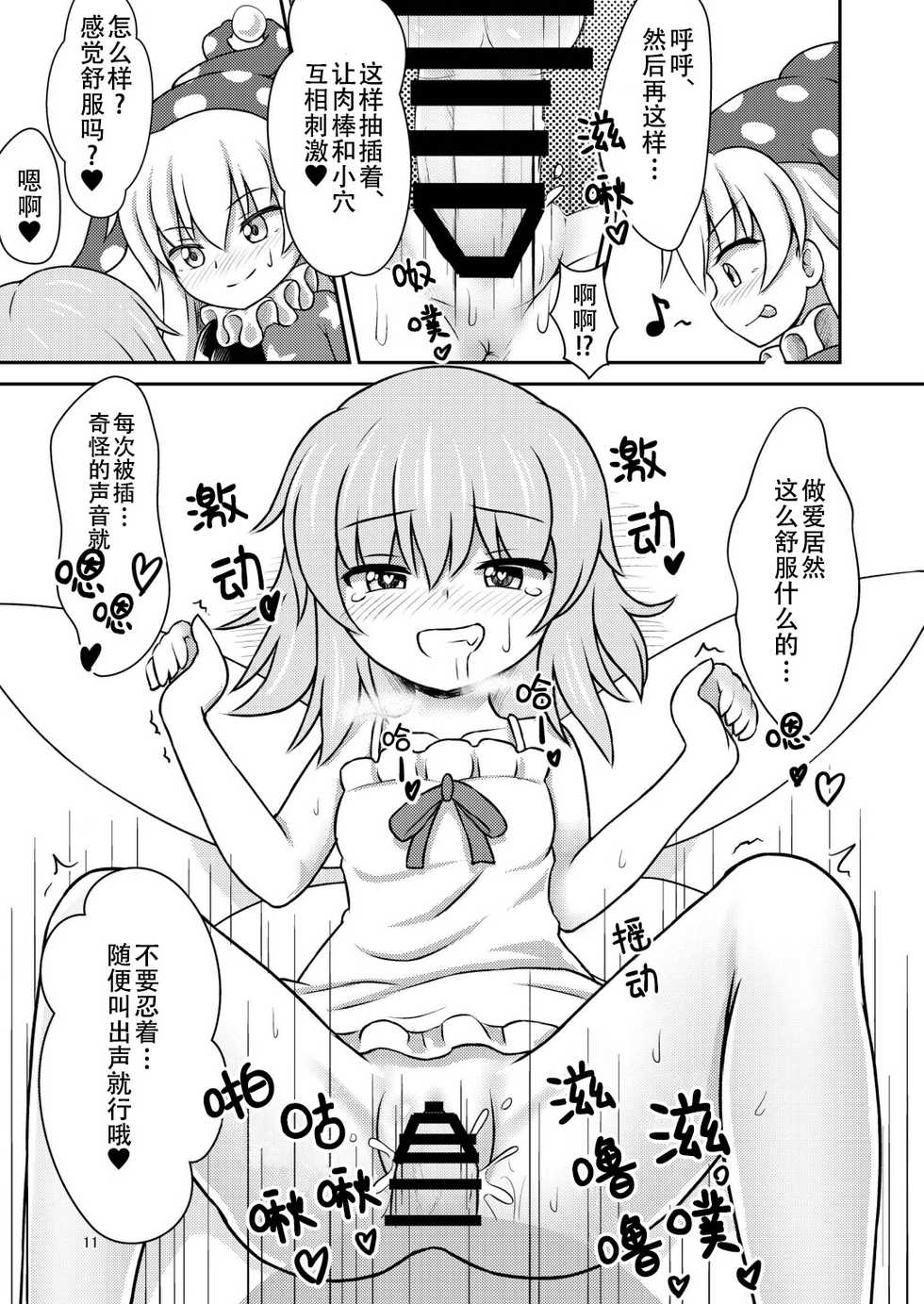 [Lunatic Traveler (Shiratsuki Shiori)] Yousei Sex Communication | 妖精做爱交流会 (Touhou Project) [Chinese] [四字神社汉化] [Digital] - Page 12