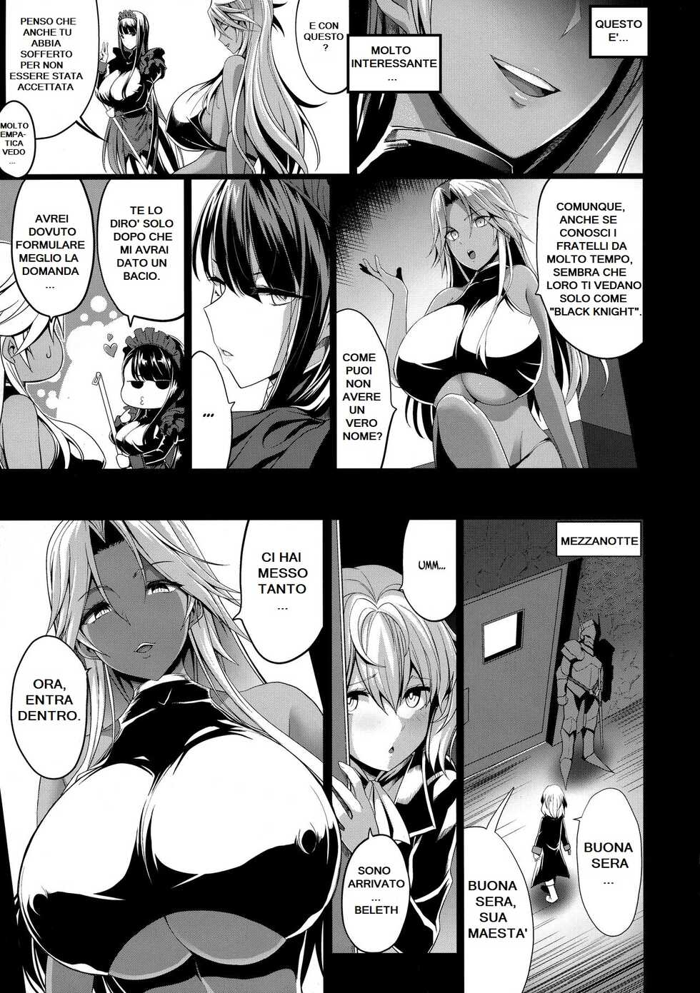 (C95) [Gate of XIII (Kloah13)] Shota Koutei Kyoudai ni Torawareta Bakunyuu Onna Kishi 3 | Cavaliere tettona catturata dai giovani fratelli imperatori: Capitolo 3 [Italian] - Page 14