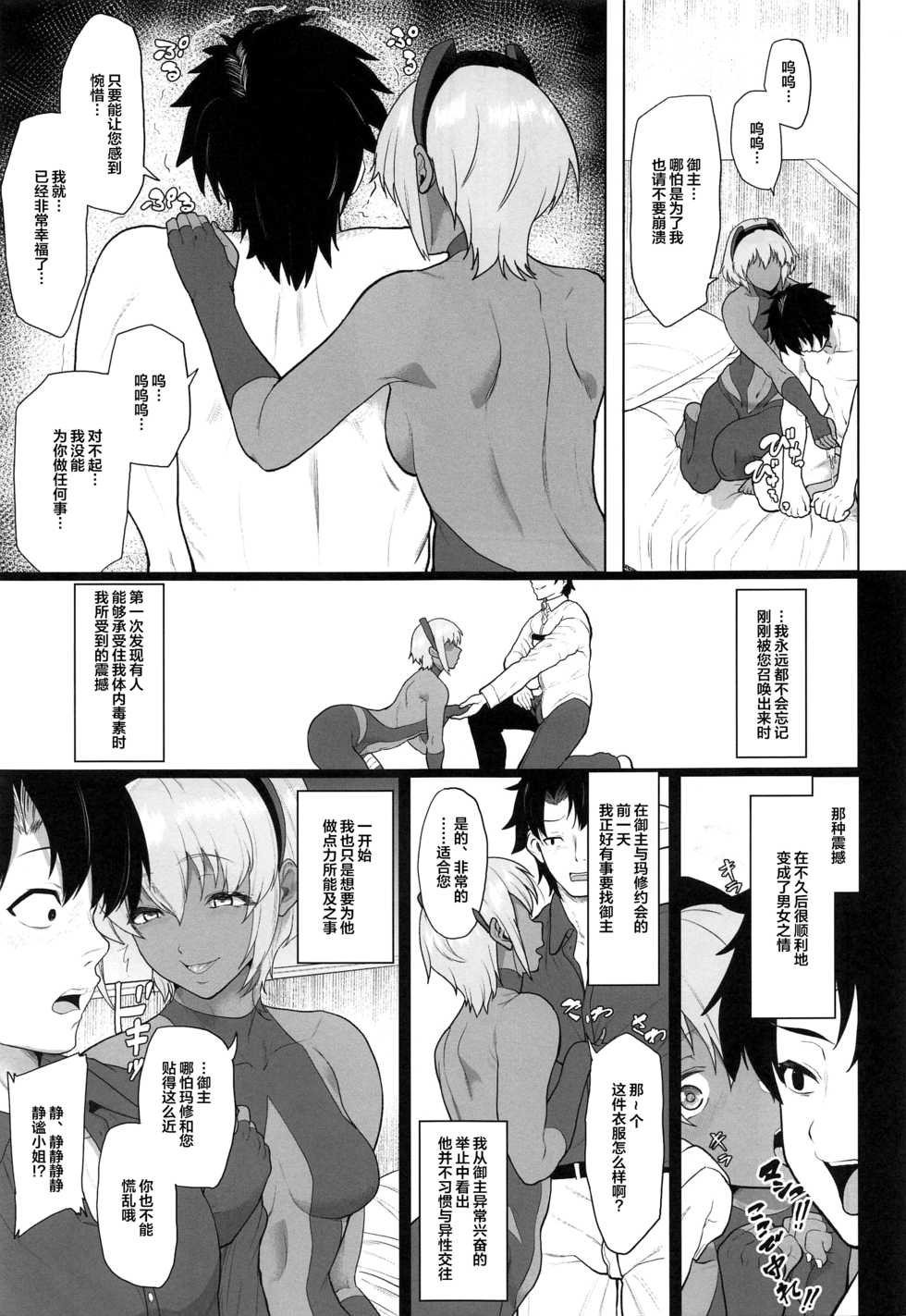 (Mega Akihabara Doujinsai 1) [Time-Leap (Aoiro Ichigou)] Shinrai Shita Kanojo ga Video no Naka de Miseru Itsumo to Chigau Mesu no Kao... (Fate/Grand Order) [Chinese] [不咕鸟汉化组] - Page 17