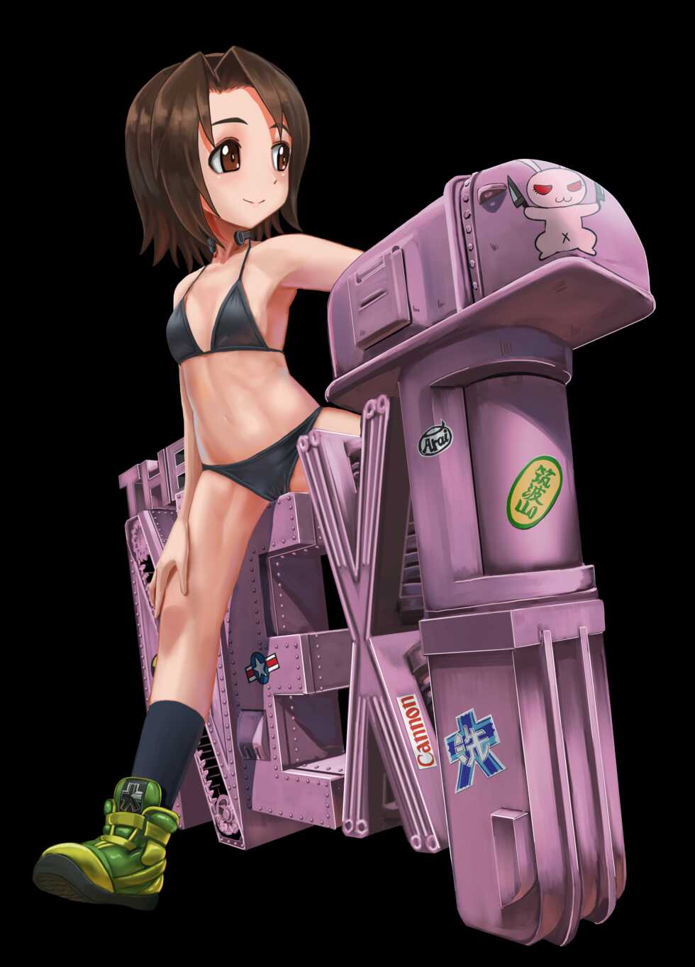 (C91) [Awatsu Retsudou (AbazuRED)] Girls on (Girls und Panzer) [Digital] - Page 8