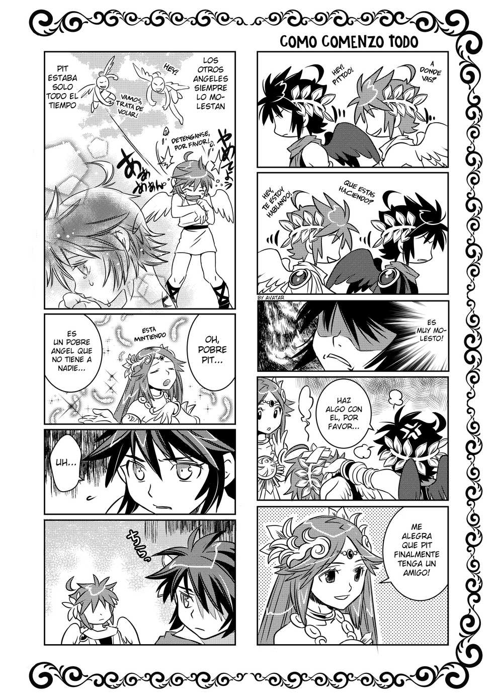 (C84) [Karasuma Pink Higashiiru (Karasuma Pink)] Niwa ni wa 2-wa Niwatori ga Iru (Kid Icarus) [Spanish] {Avatar-kun} - Page 20